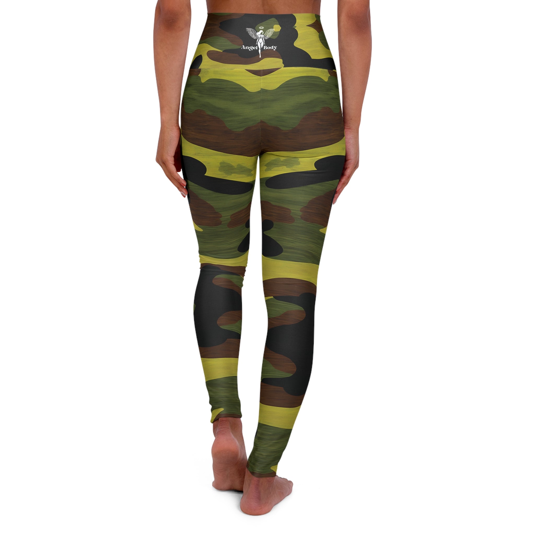 New Custom design High Waisted Yoga Leggings - Stylish & Comfortable Fitness Wear and very lovely look - Angel Body