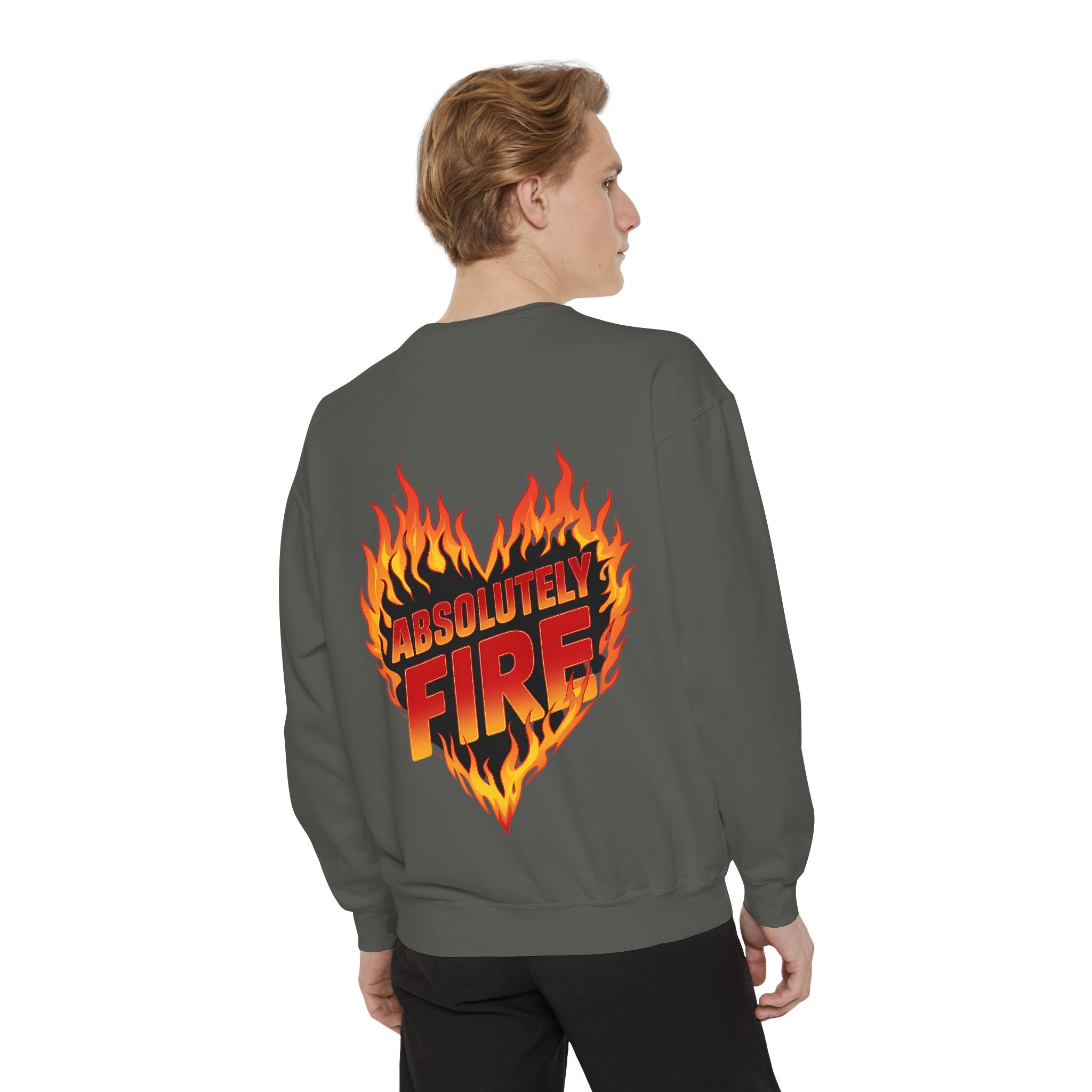 Absolutely Fire Unisex Sweatshirt - Bold Graphic Warmth for Everyday Style