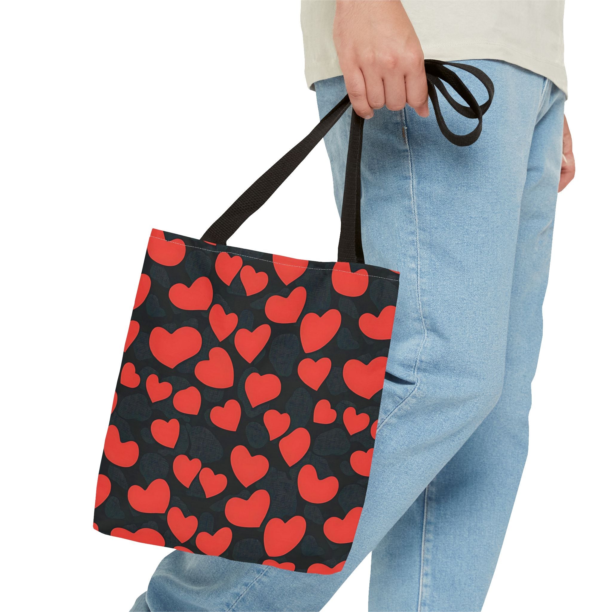 Heart Pattern Tote Bag - Fun Cute and Stylish - Angel Body