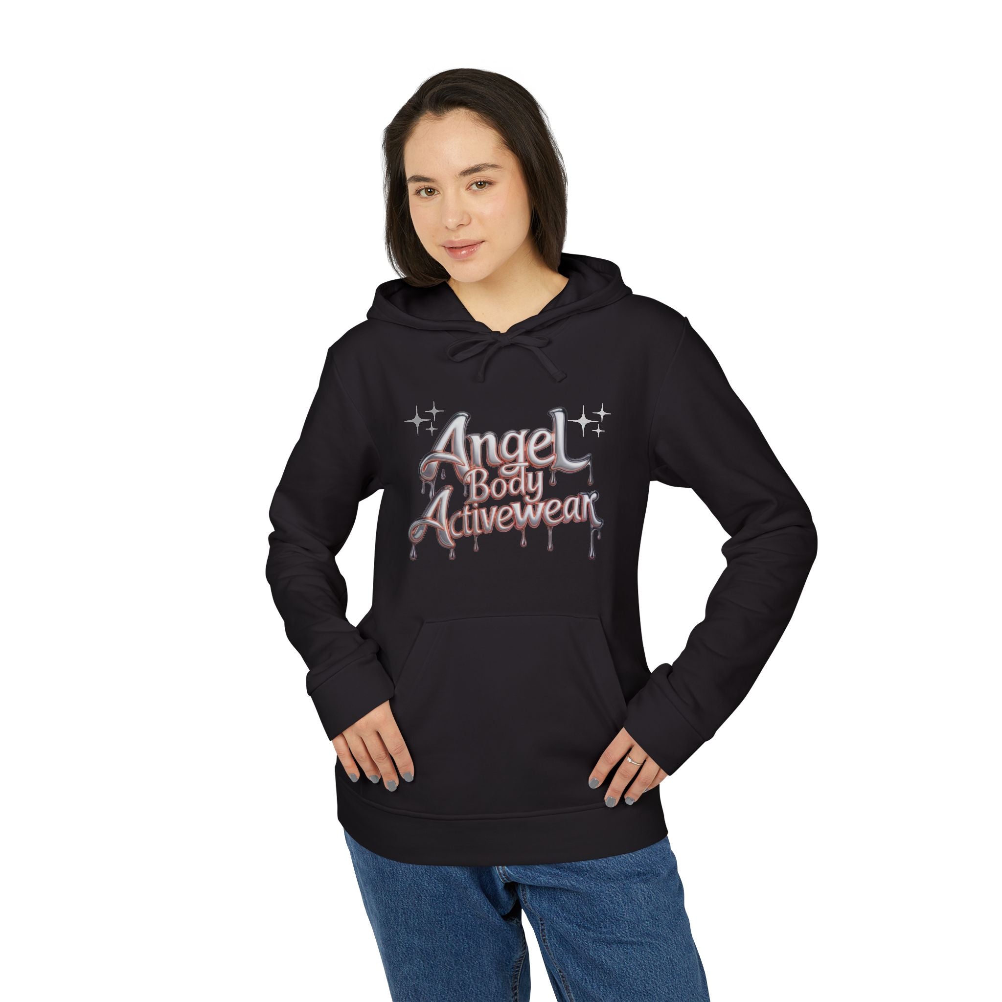 adidas® Unisex Fleece Hoodie - Angel Body
