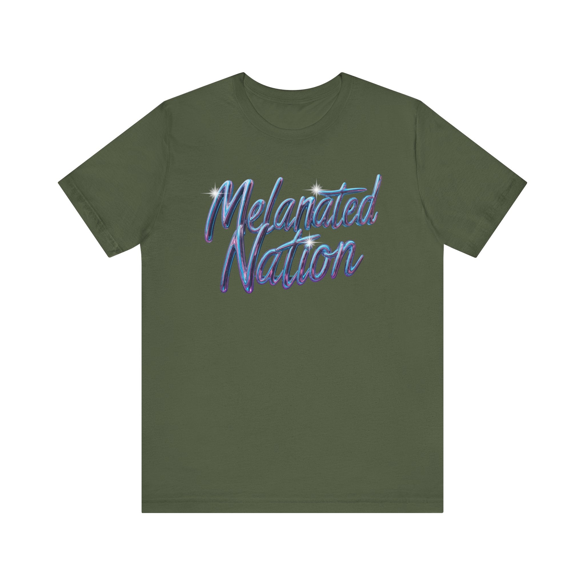 Unisex Jersey Short Sleeve Tee Melanated Nation - Angel Body