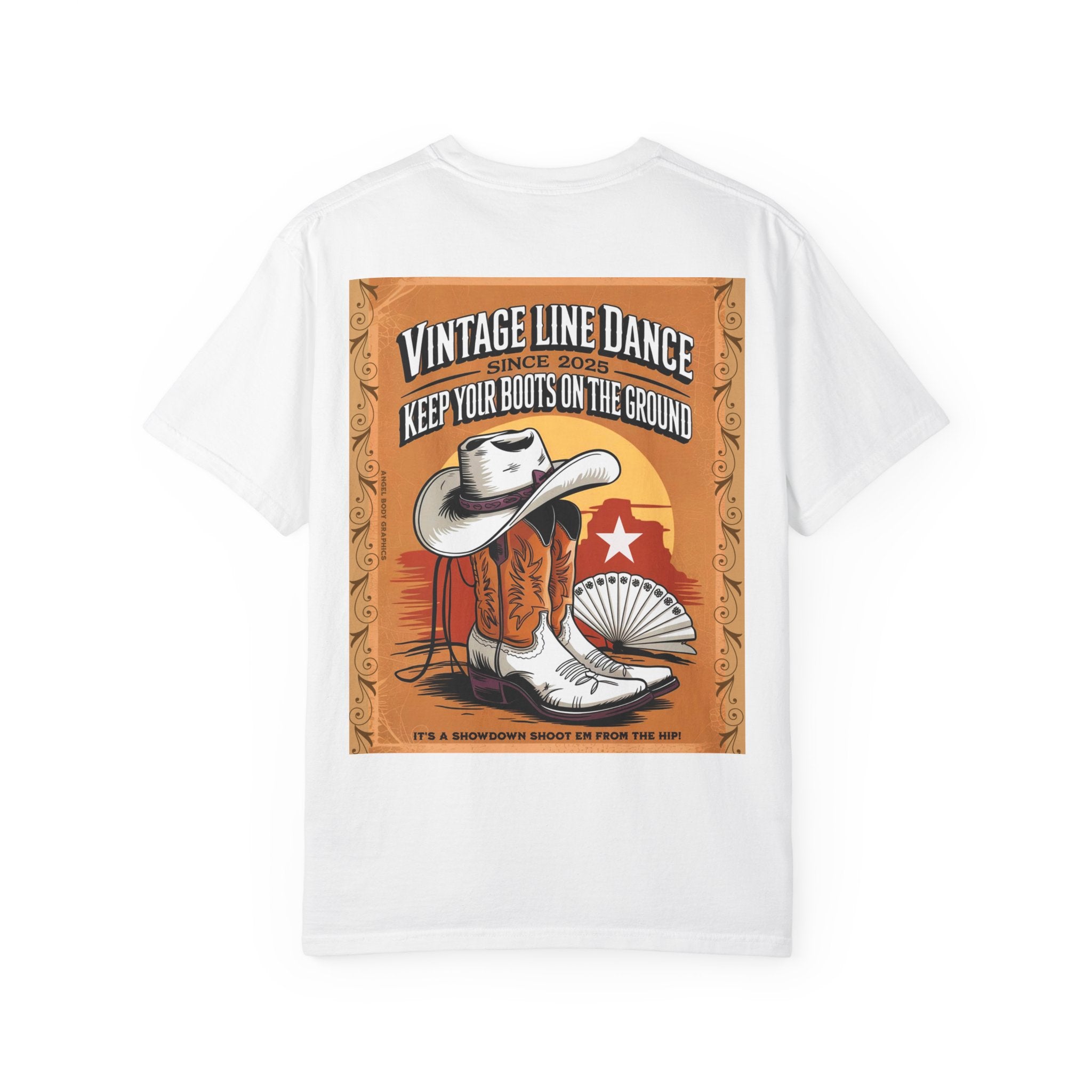 Vintage Line Dance T-Shirt - Keep Your Boots on the Ground
