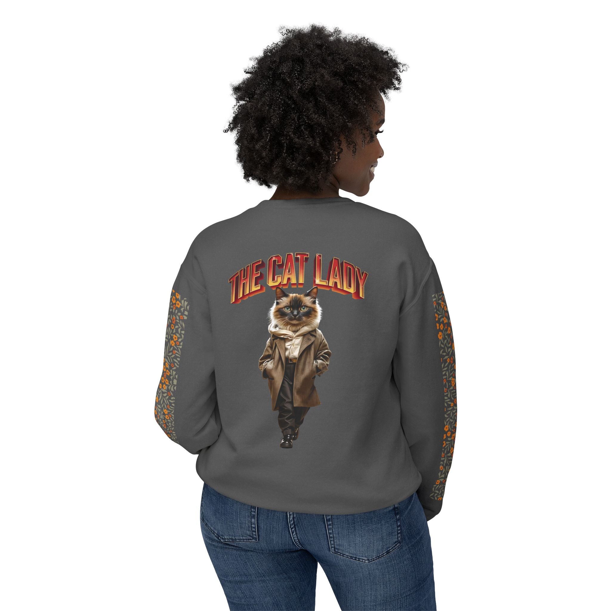 Unisex Lightweight Crewneck Sweatshirt - Angel Body