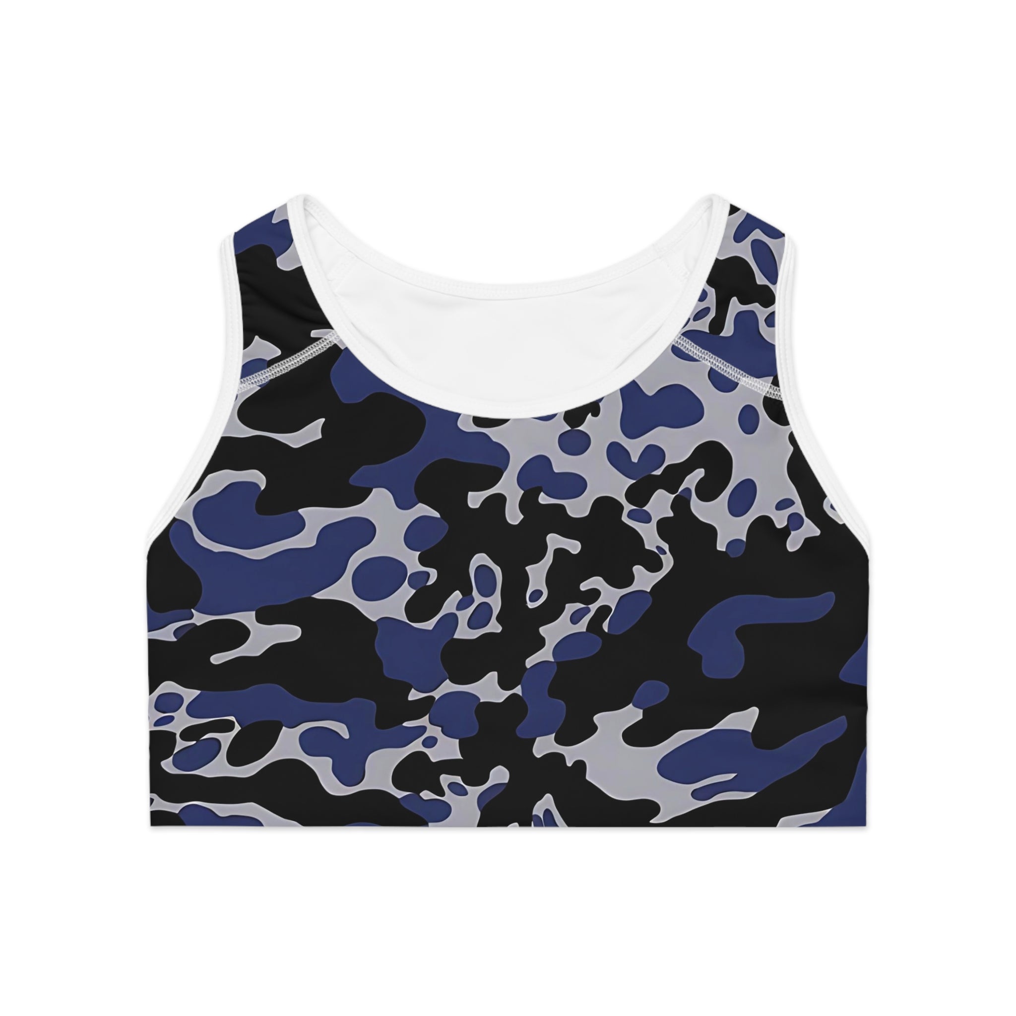 Camo Sports Bra - Stylish Athletic Hoodie for Active Women