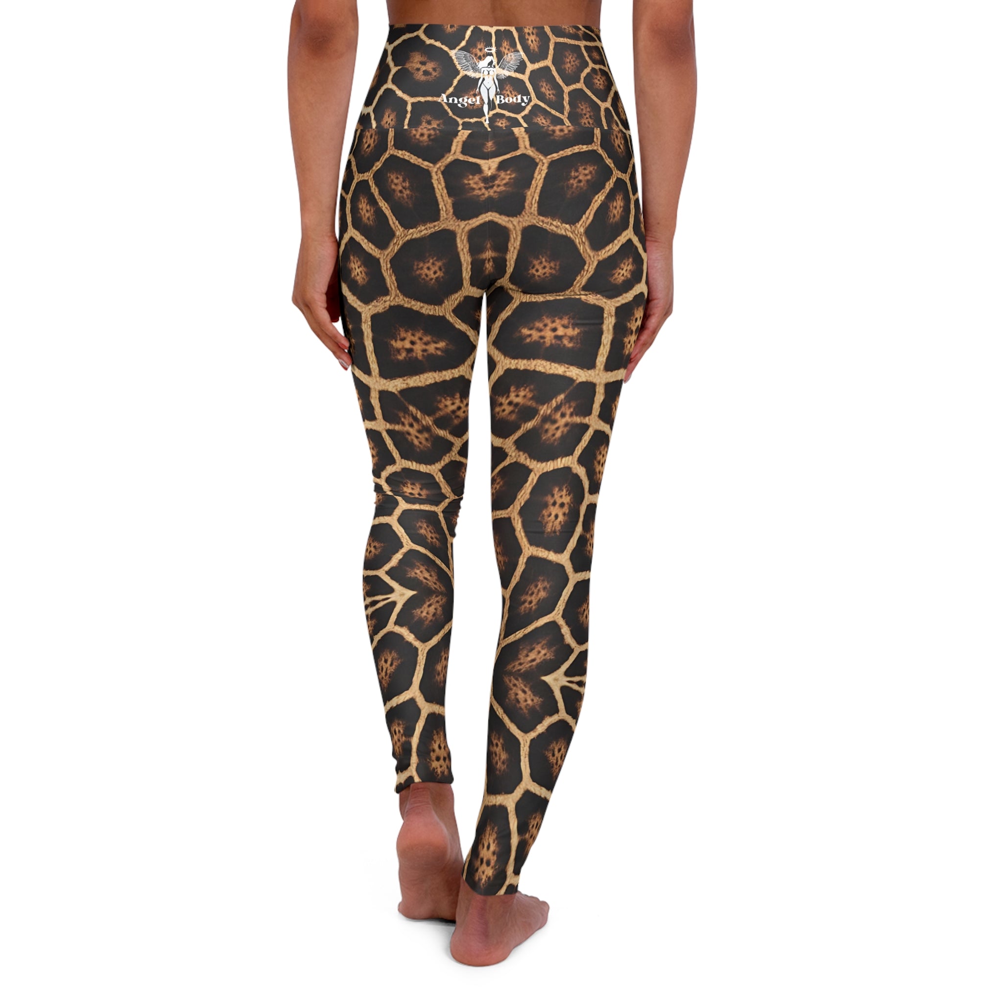 New Custom design High Waisted Jaguar style Yoga Leggings OMG- Perfect for Fitness Enthusiasts & Casual Wear - Angel Body