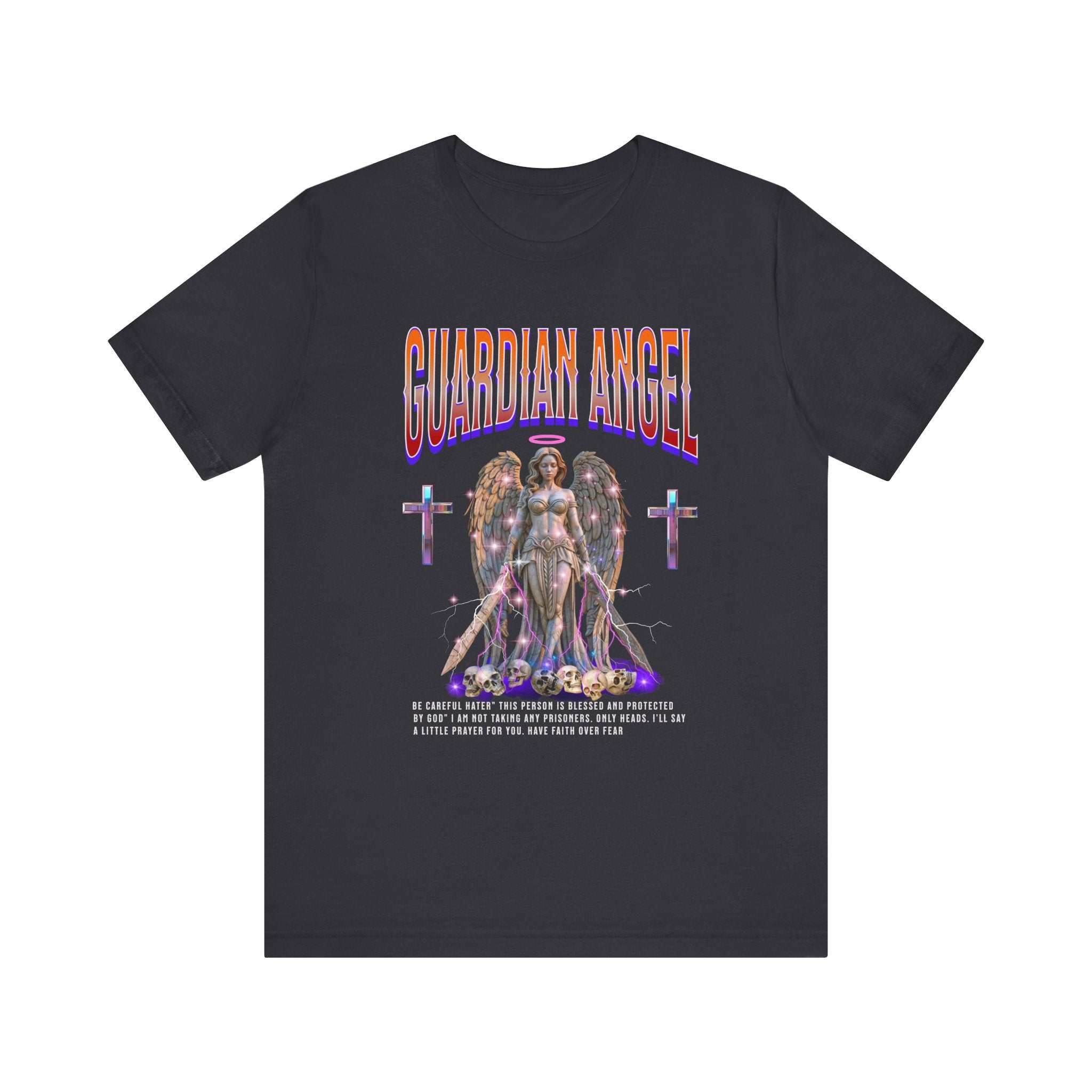 Unisex Jersey Short Sleeve Tee: Guardian Angel Spiritual Warrior and Protector of Blessed Soul's - Angel Body