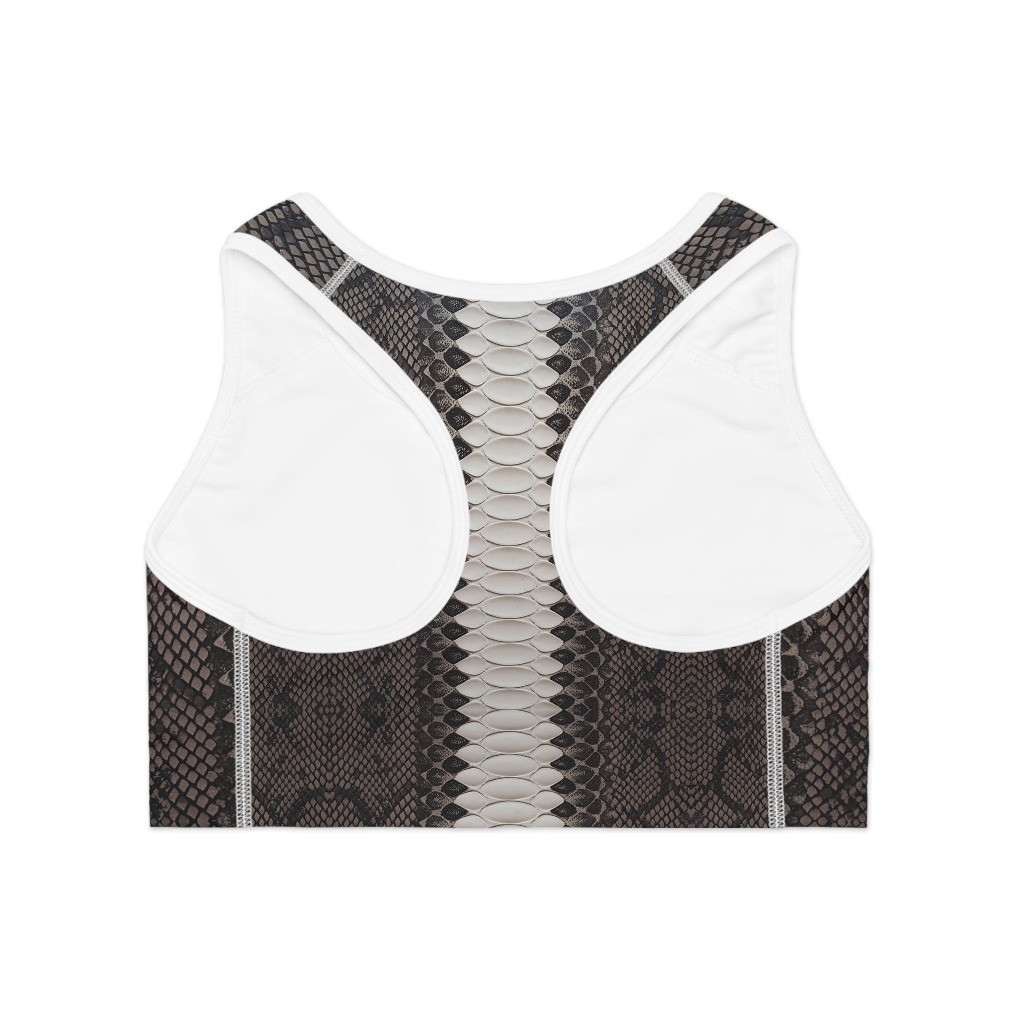 Stylish Snake Skin Sports Bra for Active Women