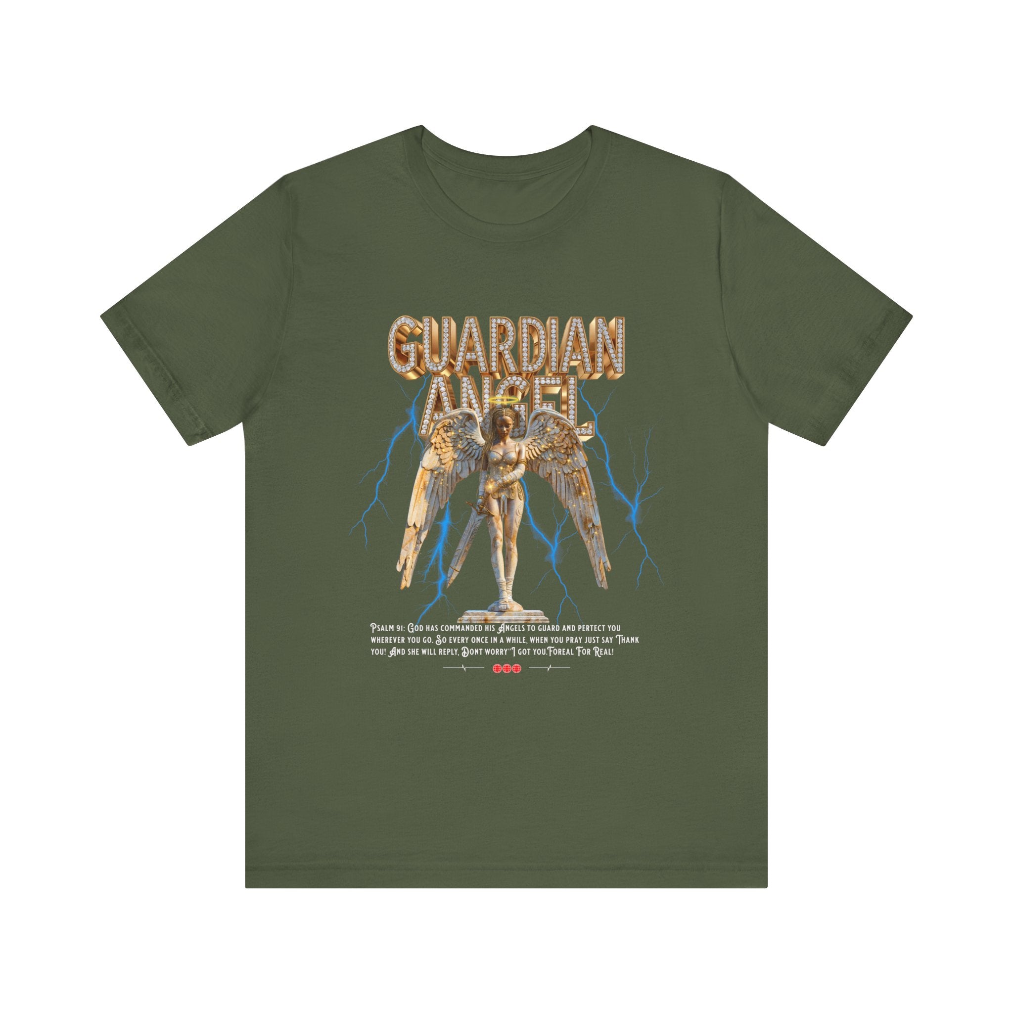Unisex Jersey Short Sleeve: Guardian Angel Spiritual Warrior - Angel Body