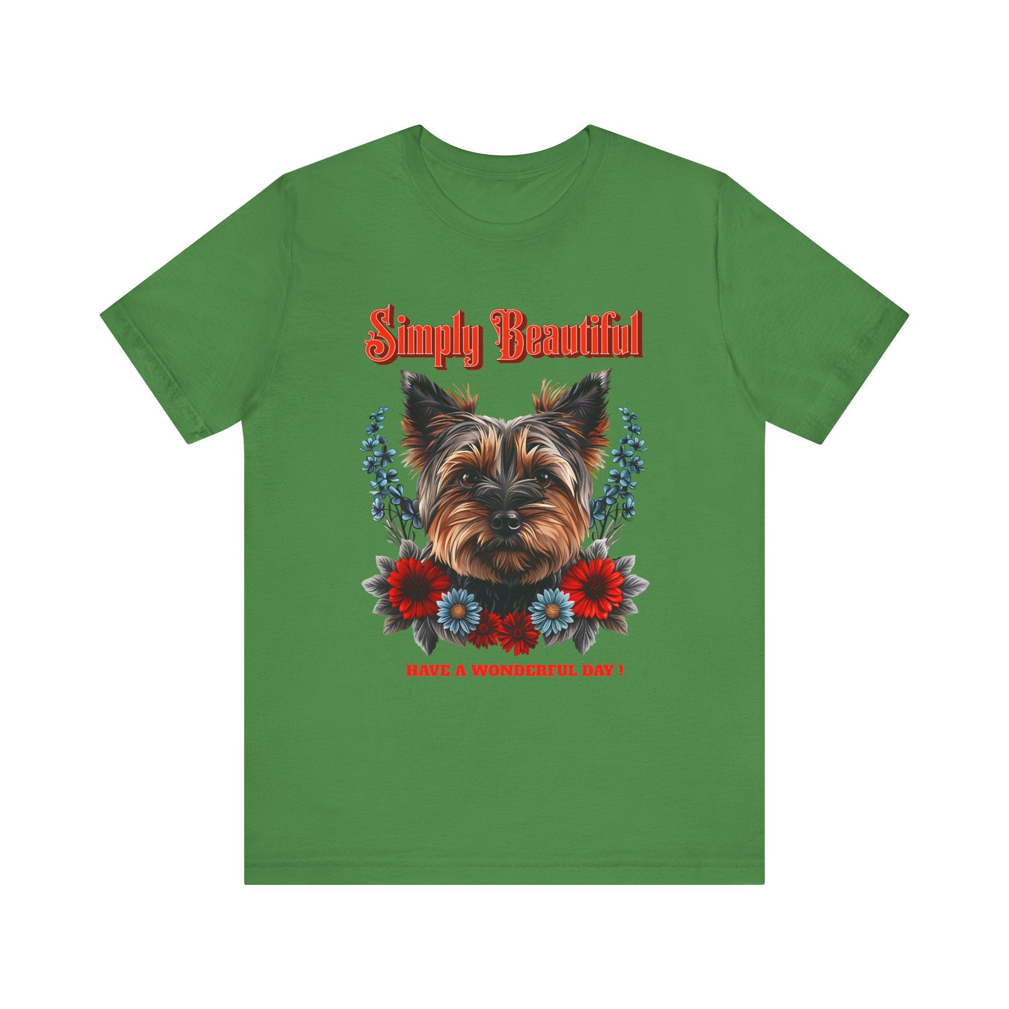 Unisex Jersey Short Sleeve Tee Simply Beautiful Yorkshire Puppy - Angel Body