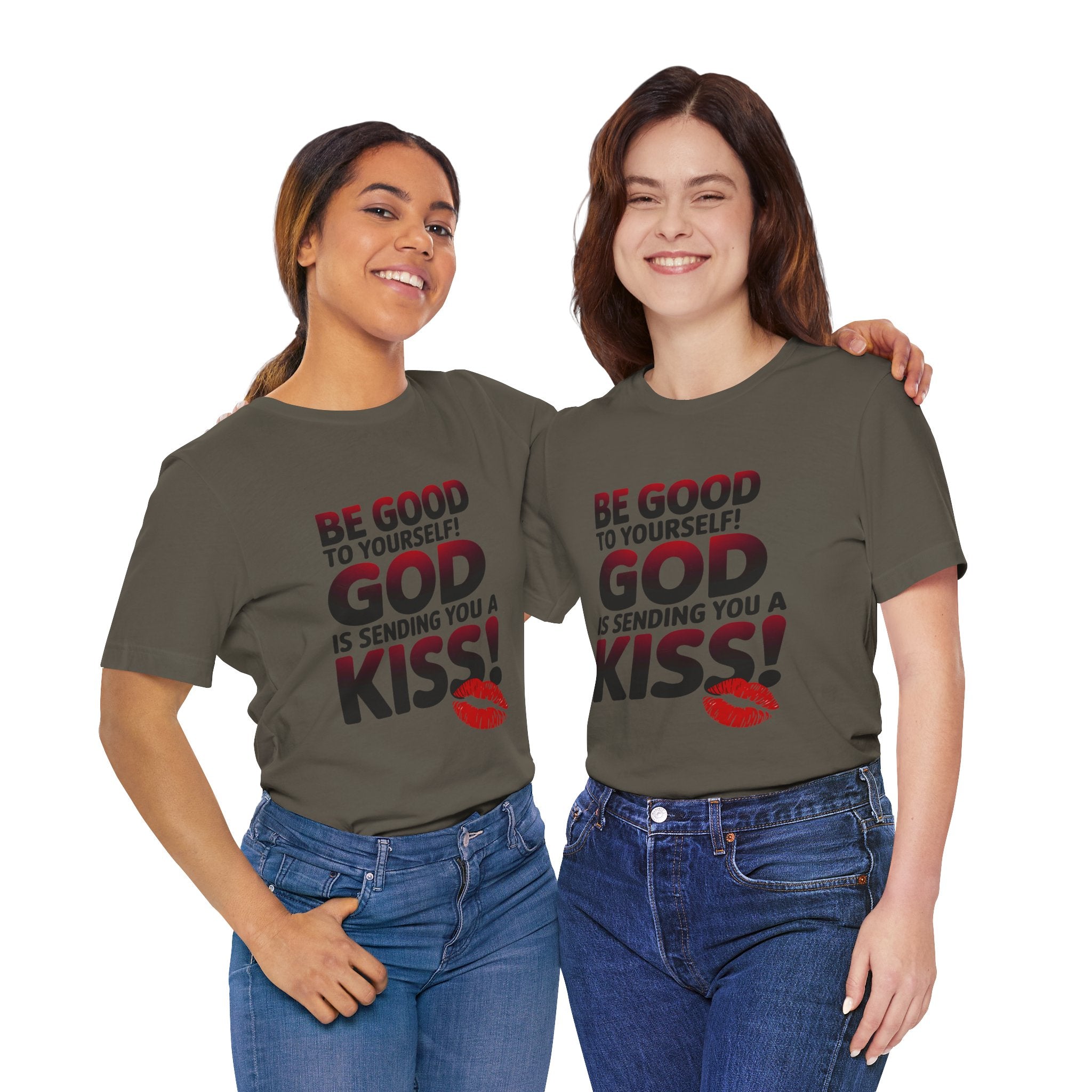 Inspirational Short Sleeve Tee - Angel Body