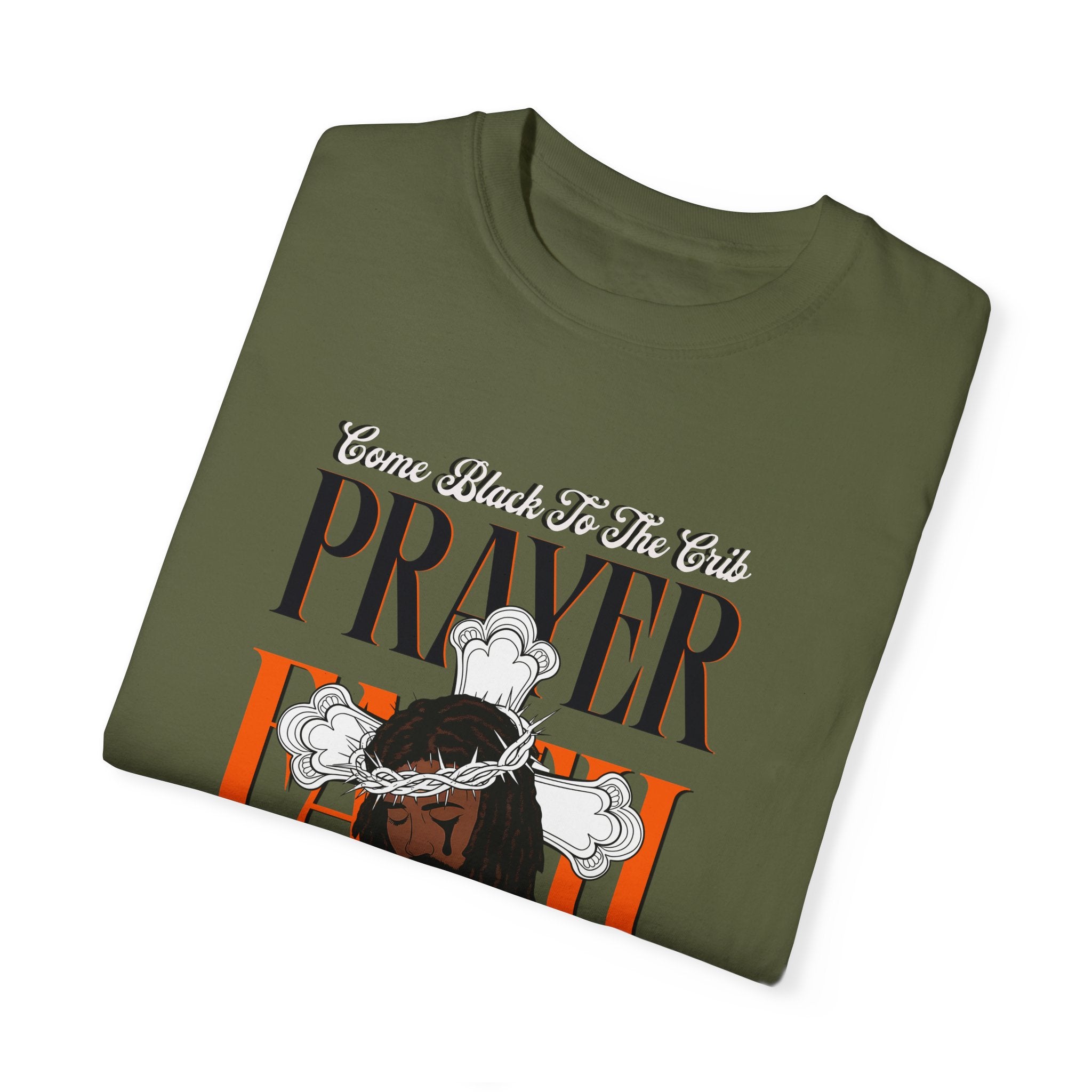 Unisex Garment-Dyed T-Shirt - Lovely Prayer & Unity Design - Angel Body