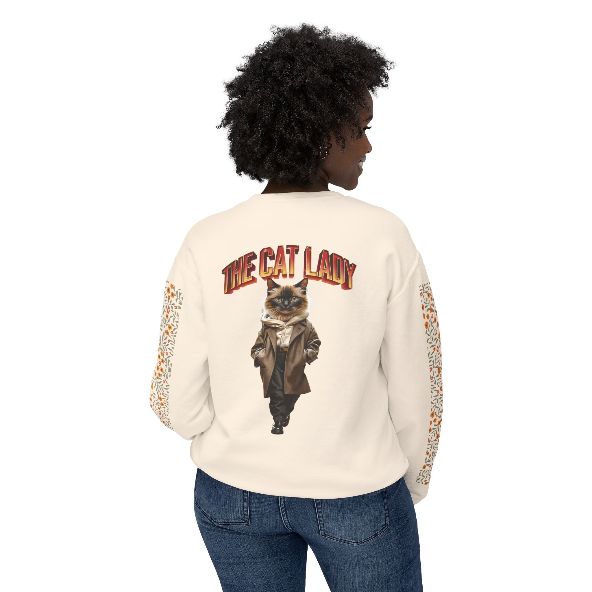 Unisex Lightweight Crewneck Sweatshirt - Angel Body