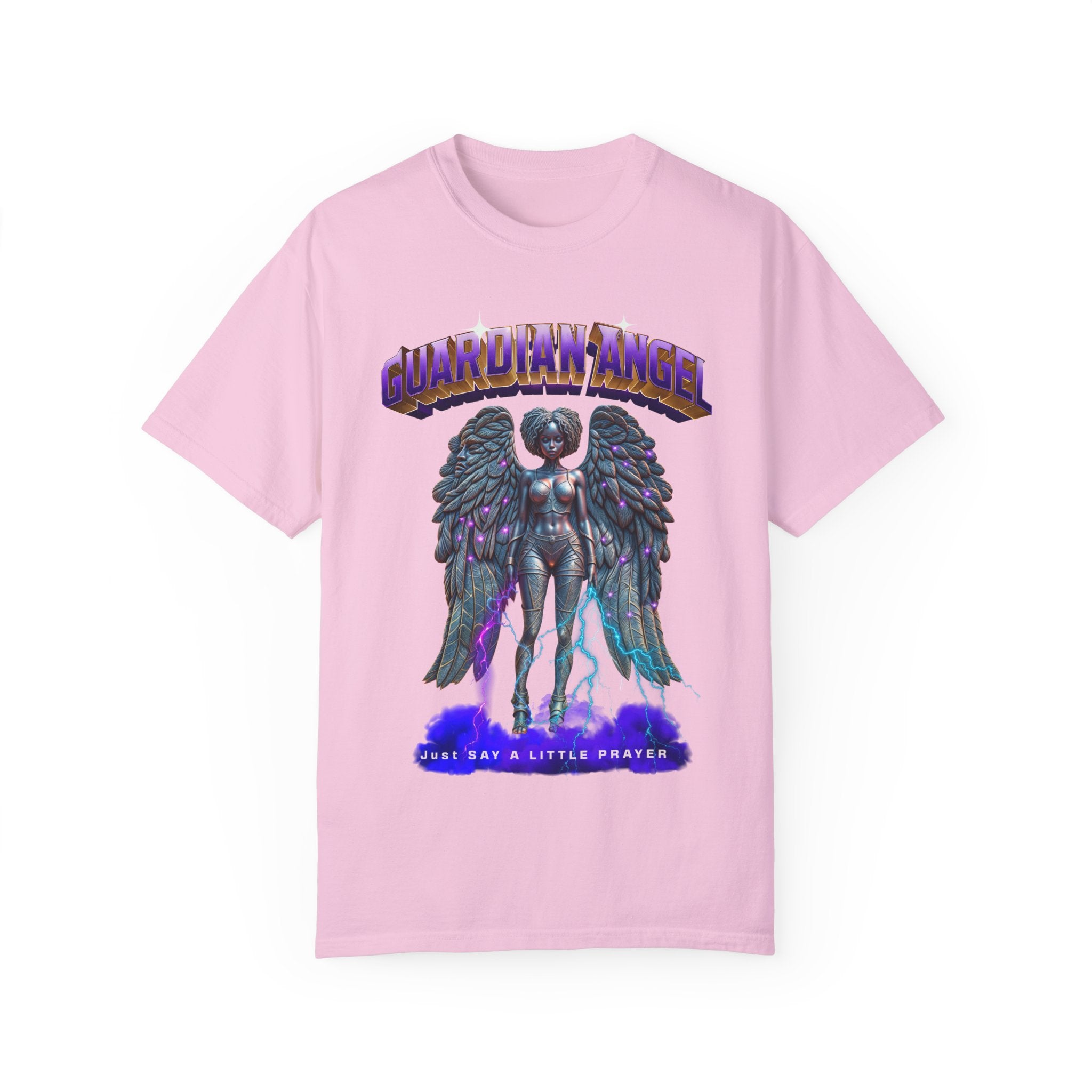 Unisex Garment-Dyed T-shirt With the title Guardian Angel - Angel Body