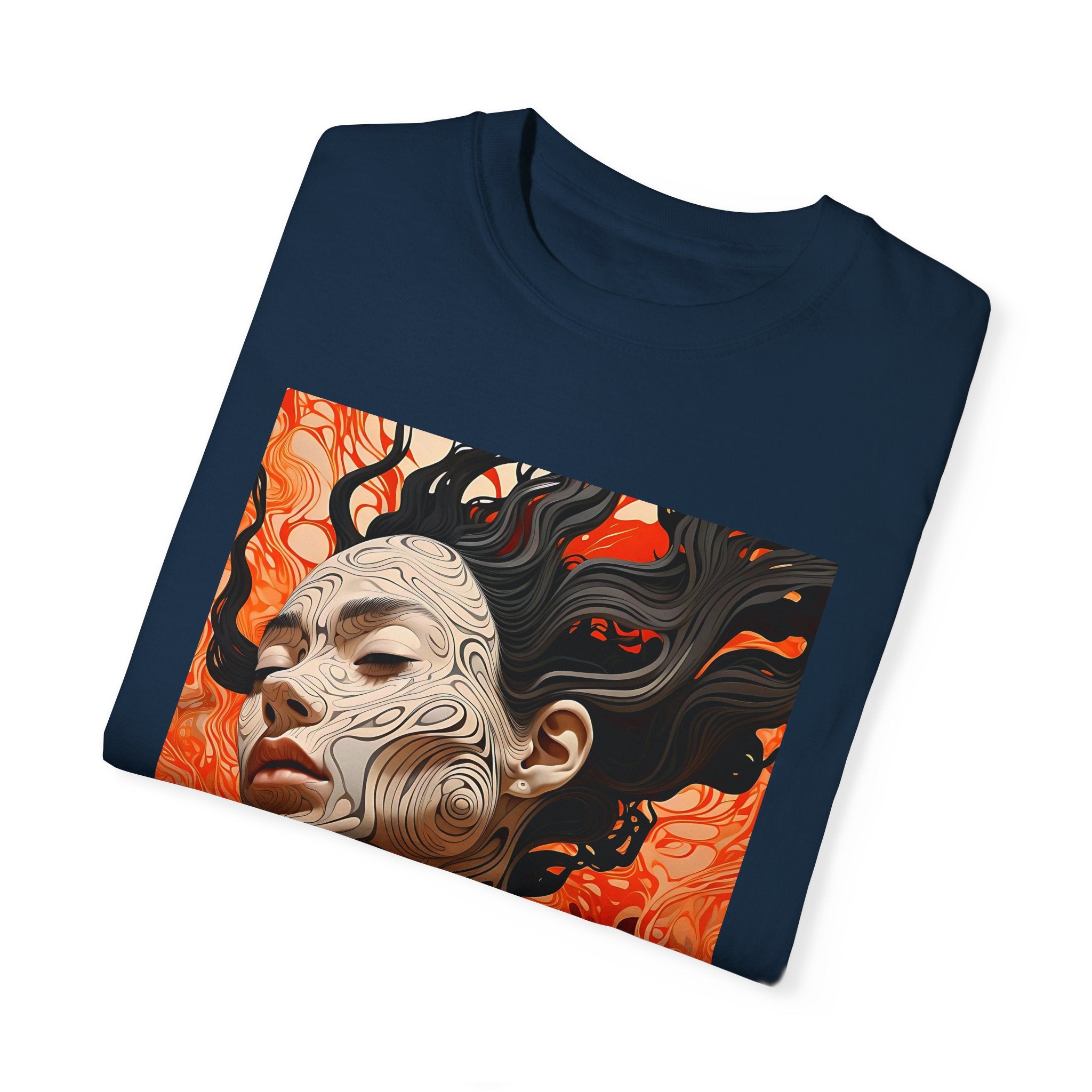 Artistic Unisex T-Shirt - Abstract Woman Design, Perfect for Creative Souls