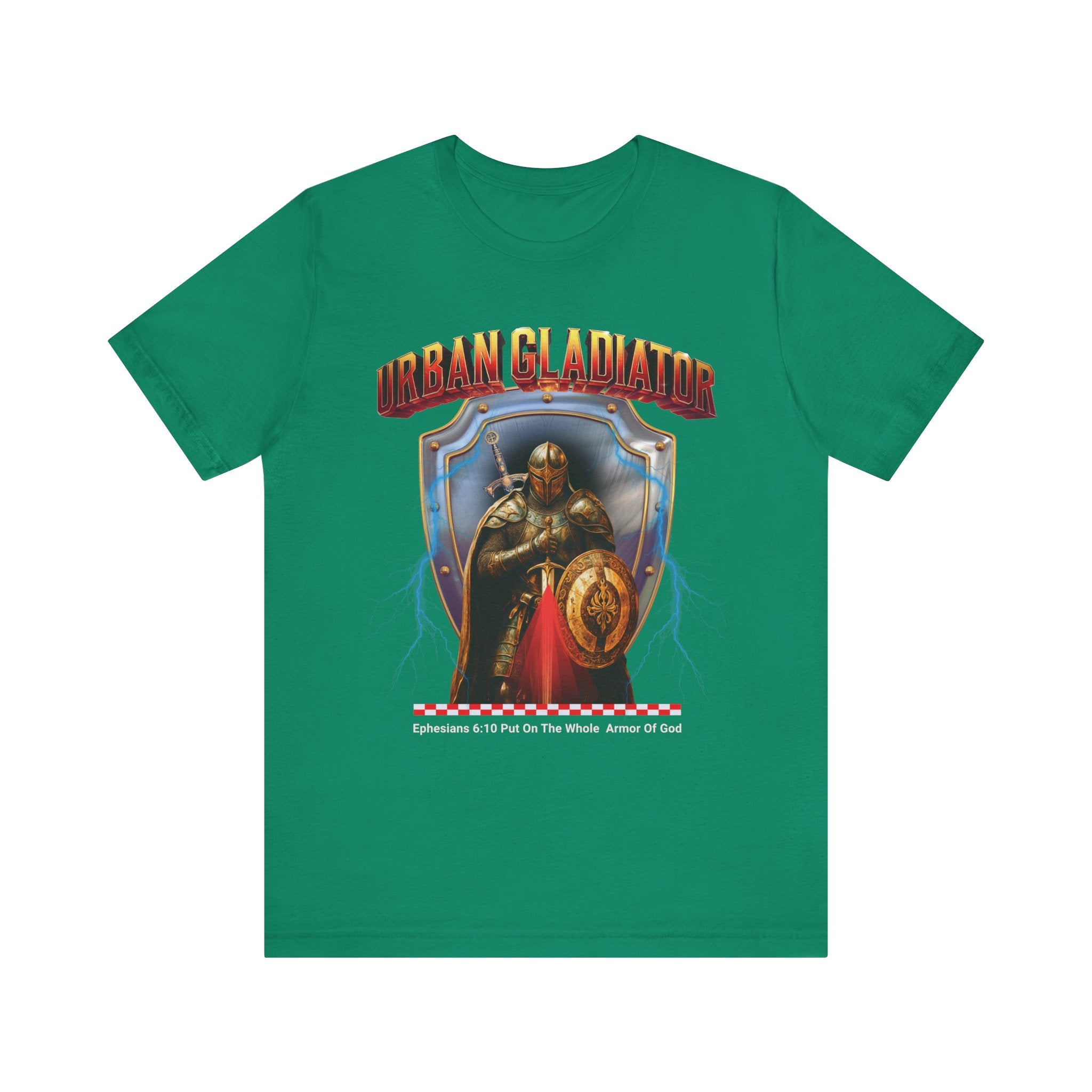 Unisex Jersey Short Sleeve Tee: Colorful Art Put on the whole Armored of God - Angel Body