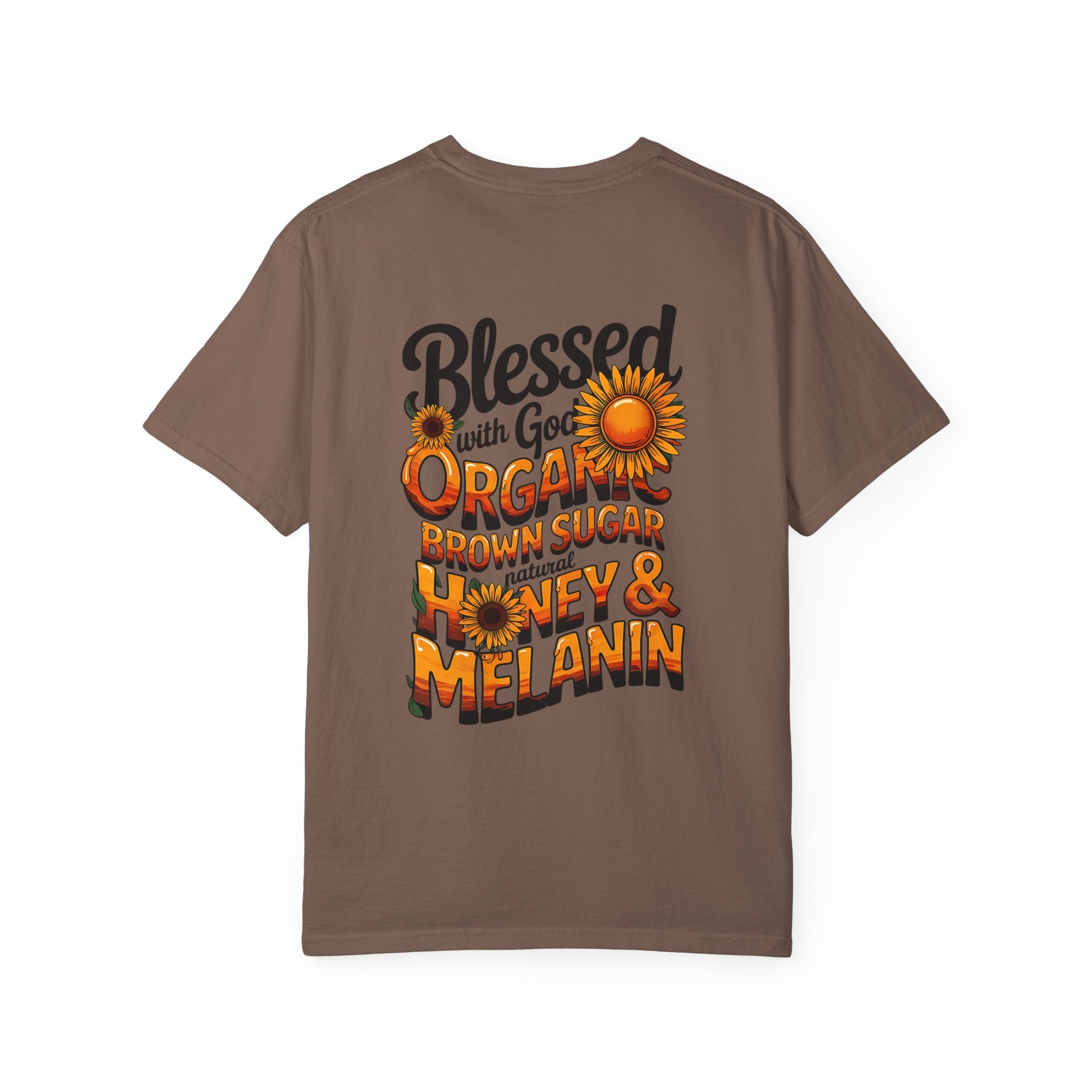 Blessed Organic Honey & Melanin T-Shirt for Positive Vibes