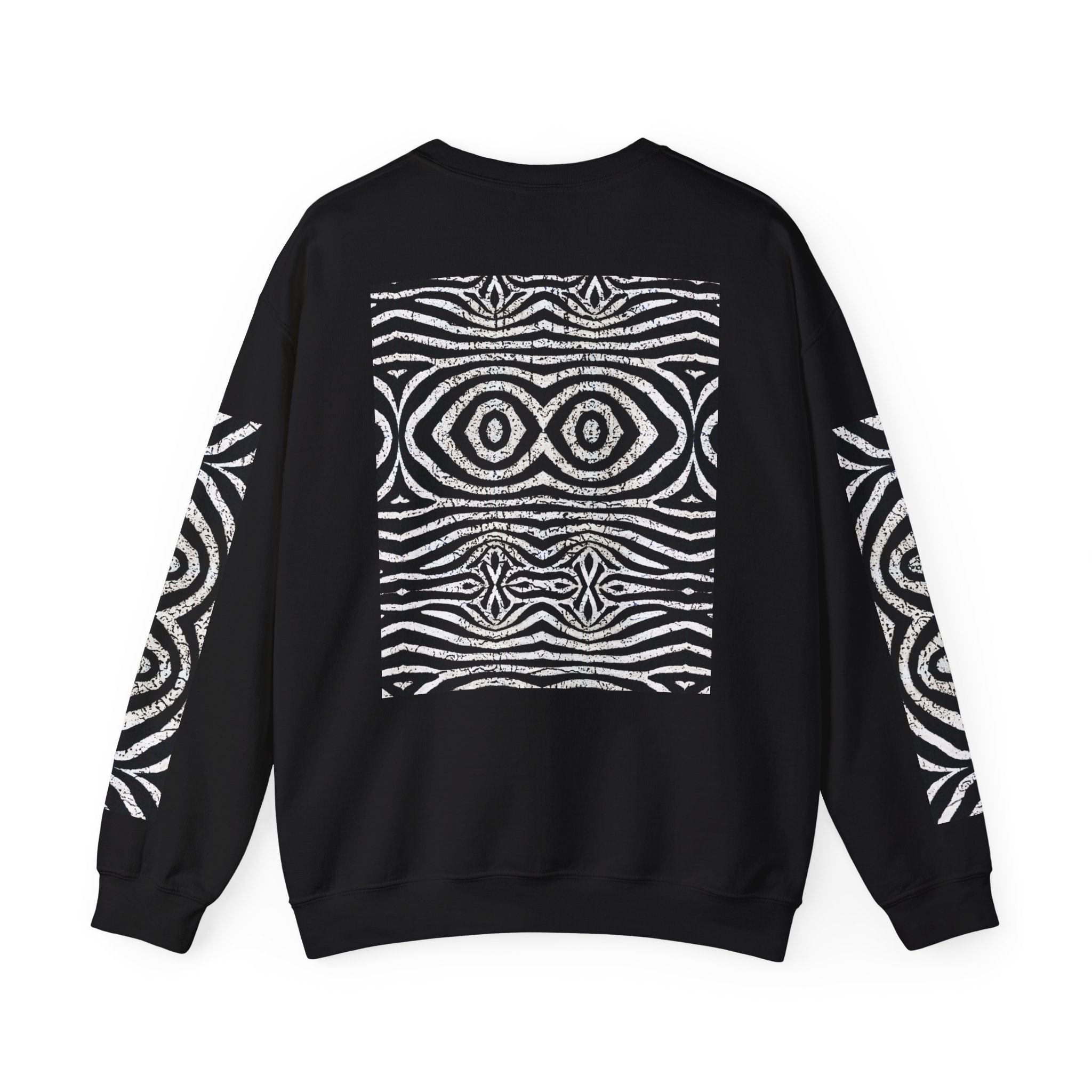 Abstract Tribal Pattern Unisex Heavy Blend Crewneck Sweatshirt - Angel Body