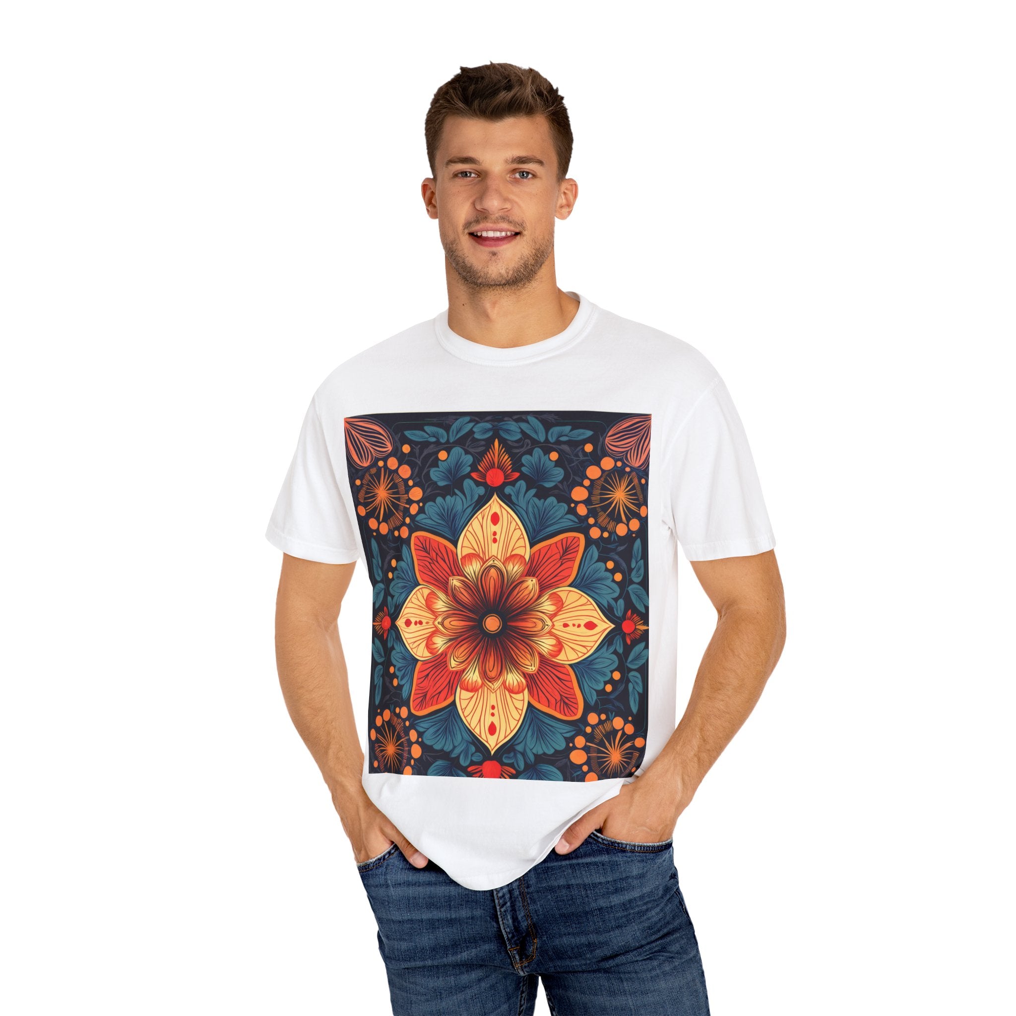 Mandala Style T-Shirt - Angel Body