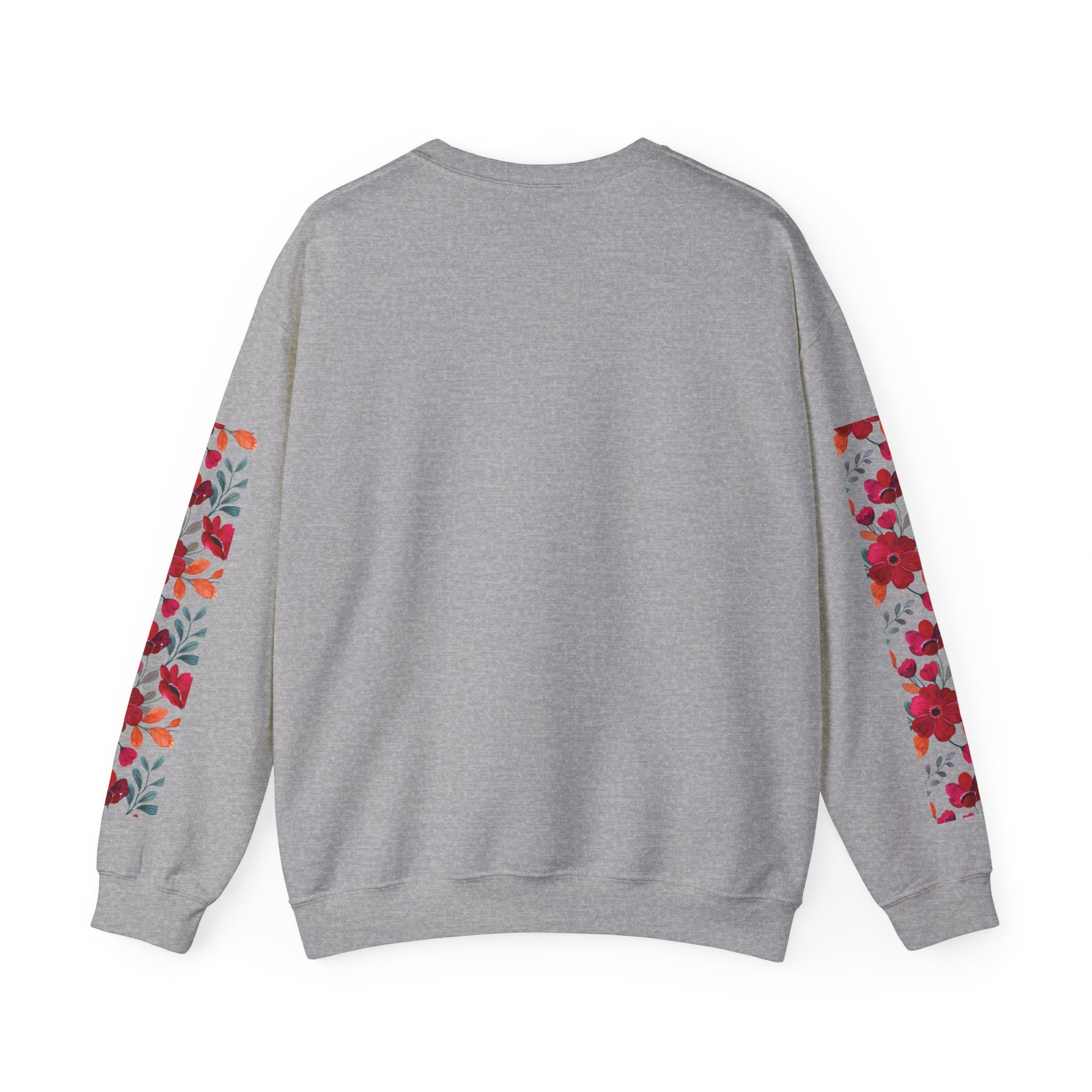 Abstract Art & Floral Sweatshirt - Angel Body