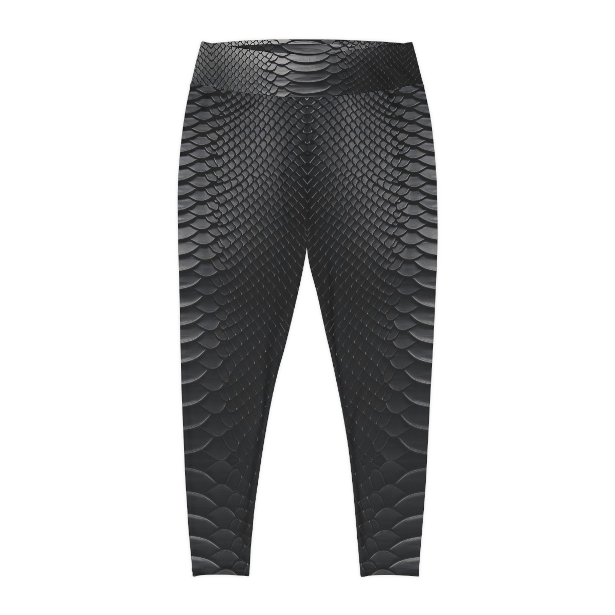 Plus Size Snake Skin Leggings for Comfort and Style - Angel Body