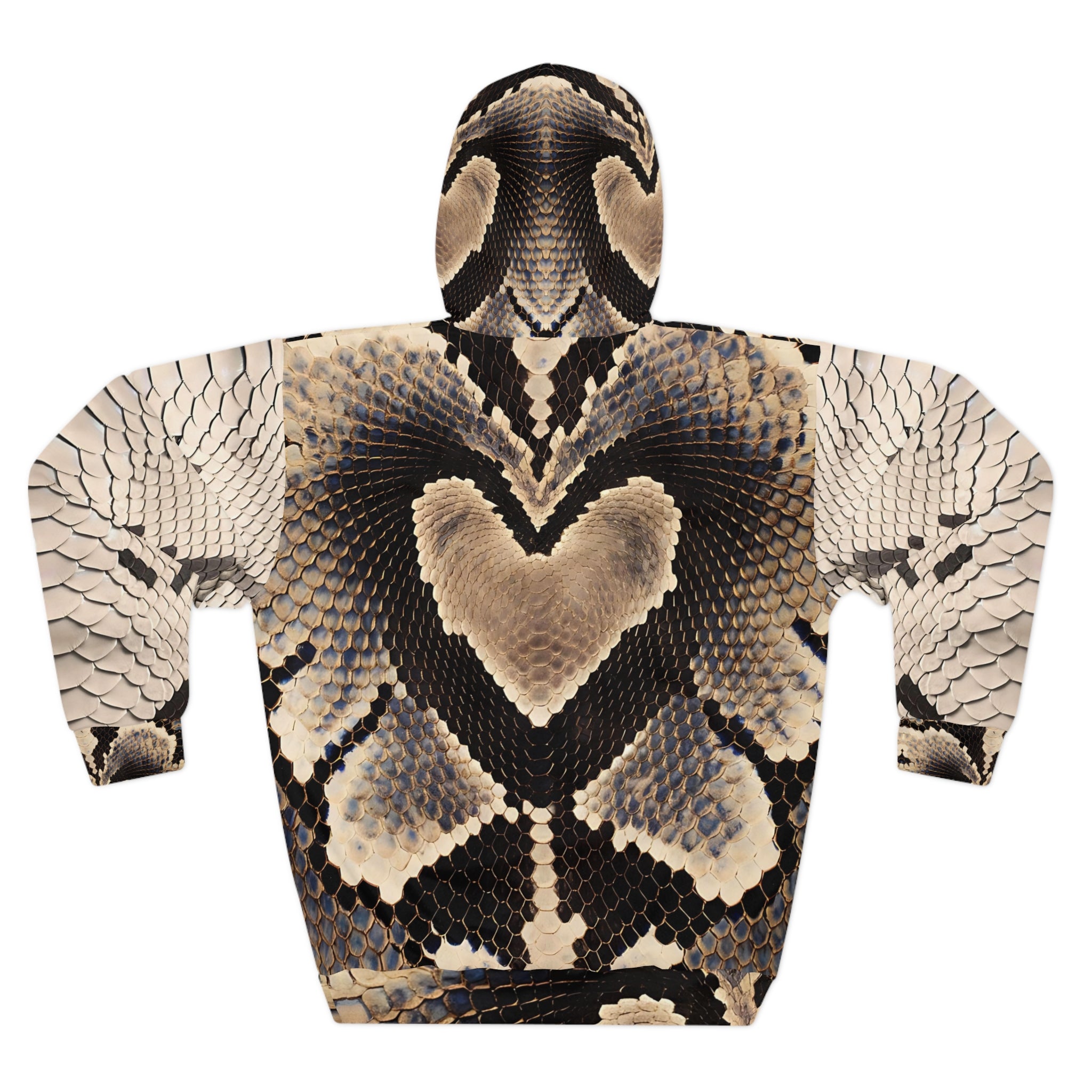 Python Skin Print Hoodie - Cozy and Stylish for Wildlife Lovers - Angel Body