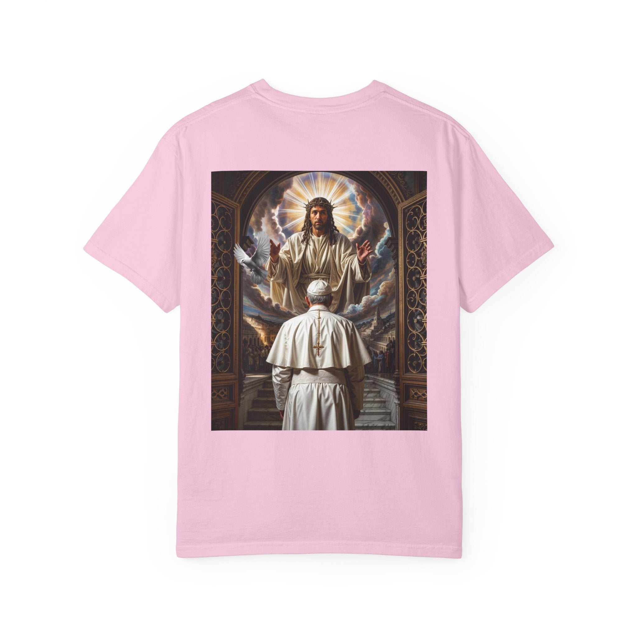 Religious Inspiration T-shirt - Jesus and Pope - Angel Body