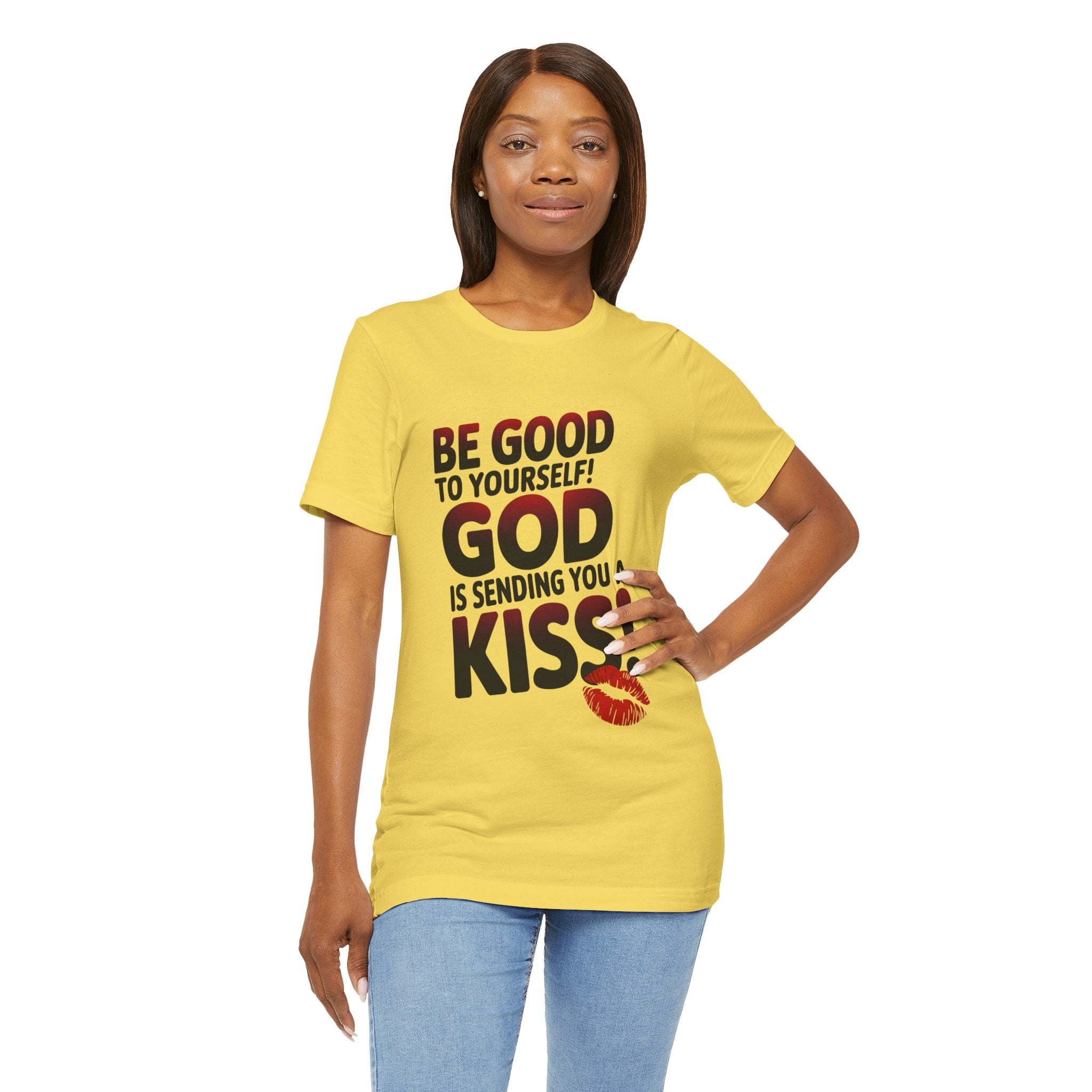 Inspirational Short Sleeve Tee - Angel Body