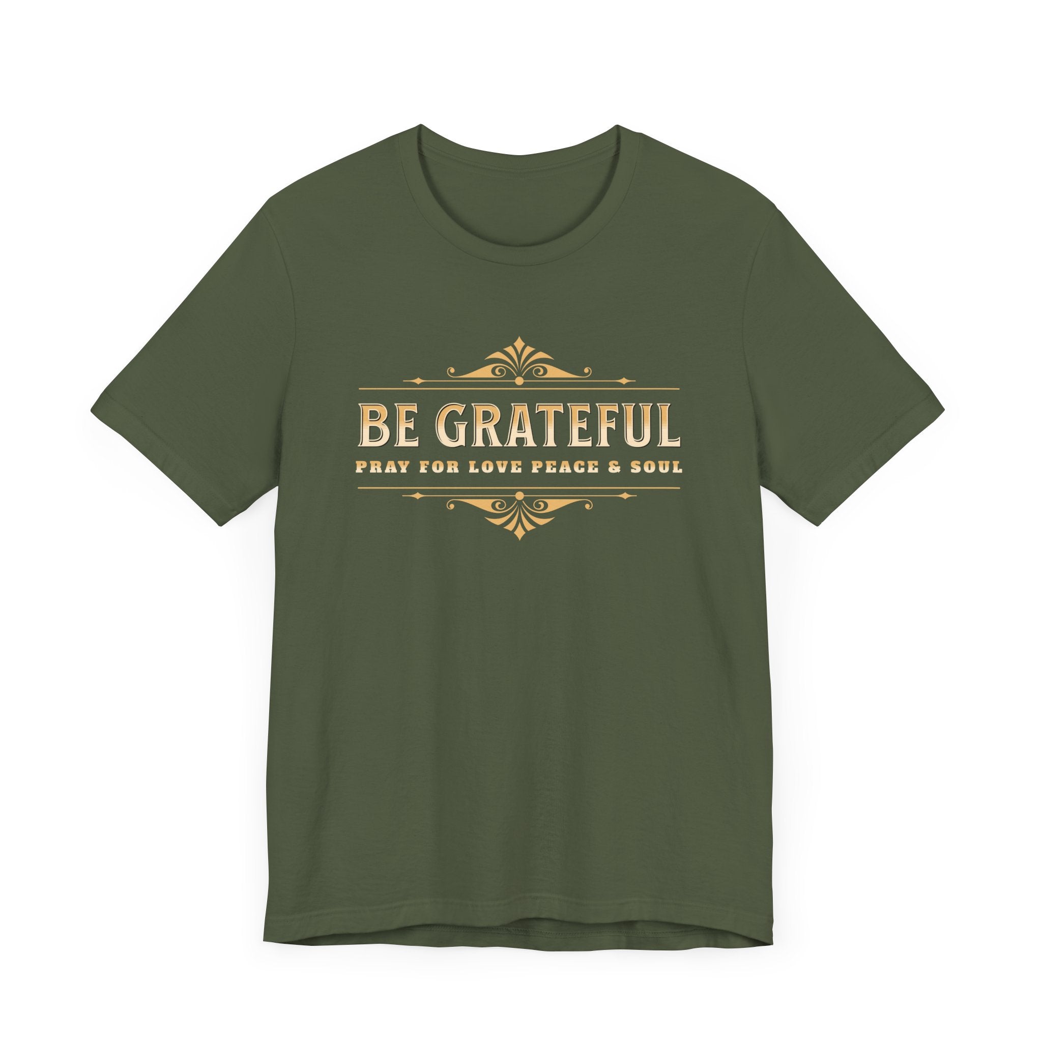 Unisex Jersey Short Sleeve Tee /Be Grateful - Angel Body