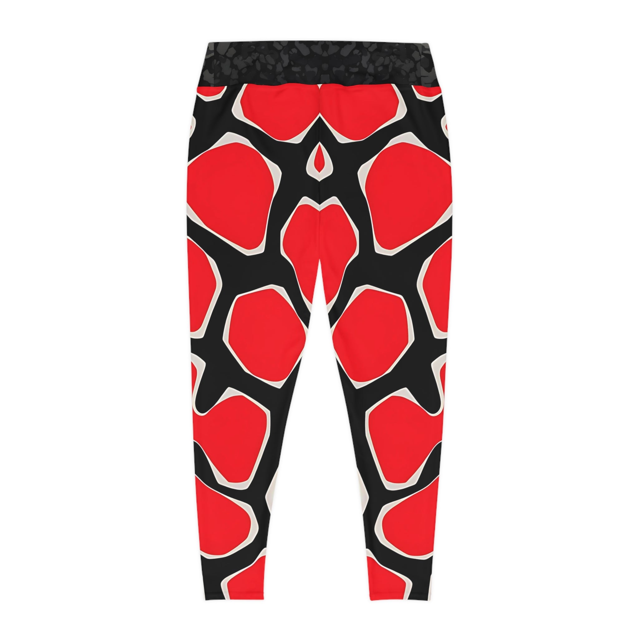 Woman Bold Pattern Plus Size Leggings for Comfort & Style - Angel Body