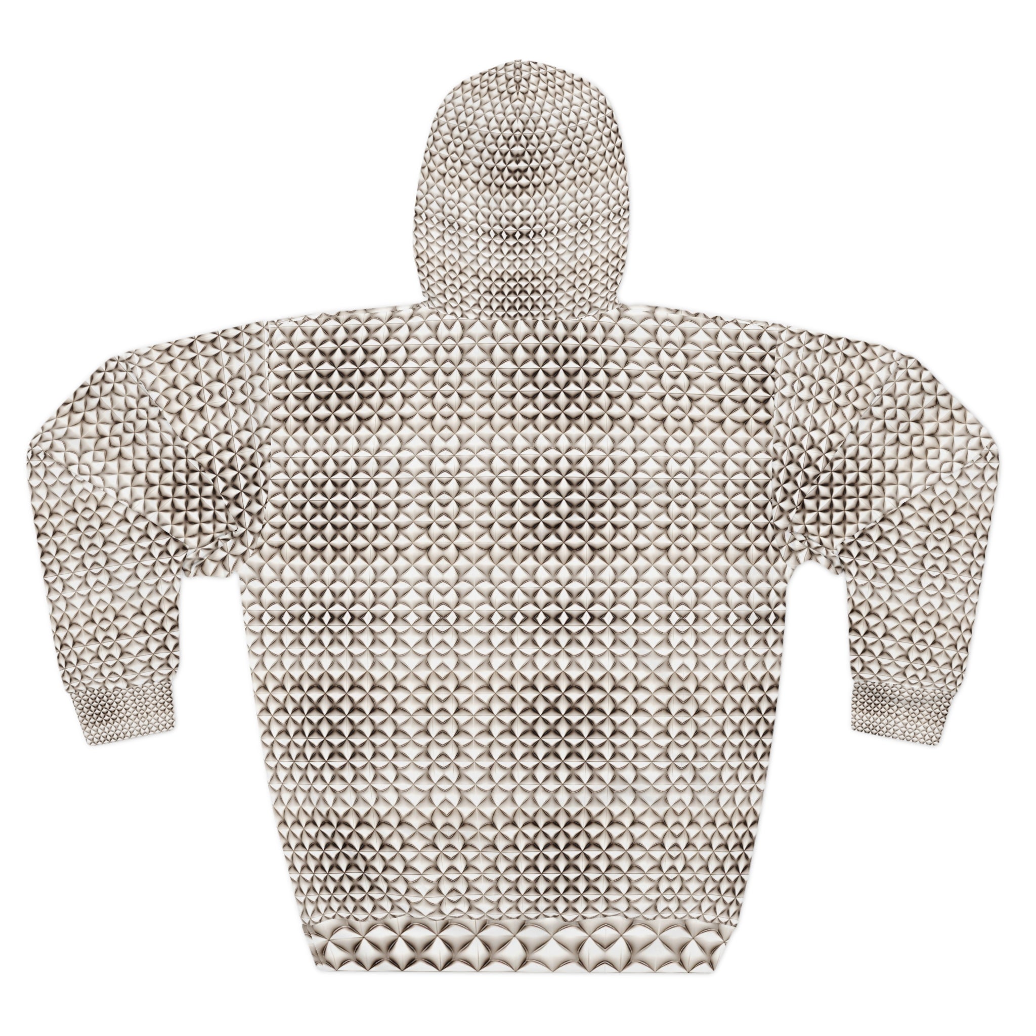 Geometric Unisex Pullover Hoodie - Unique Pattern for Fashion Lovers - Angel Body