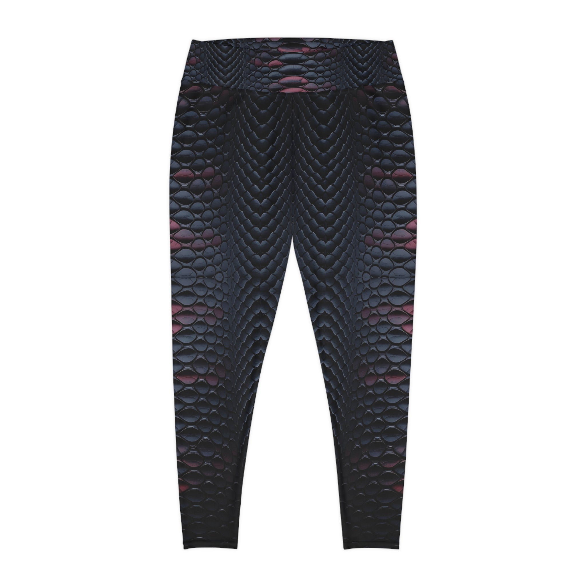 Black Python Leggings