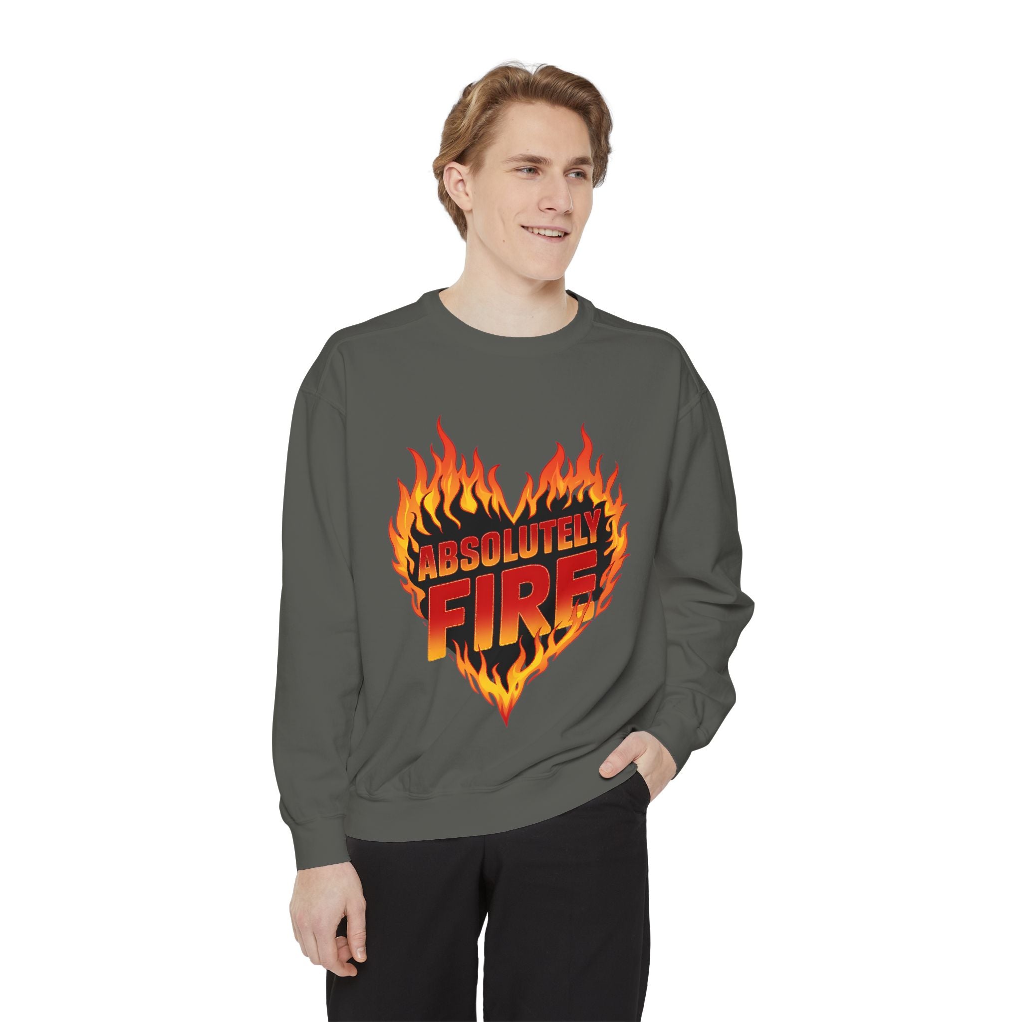 Absolutely Fire Unisex Sweatshirt - Bold Graphic Warmth for Everyday Style