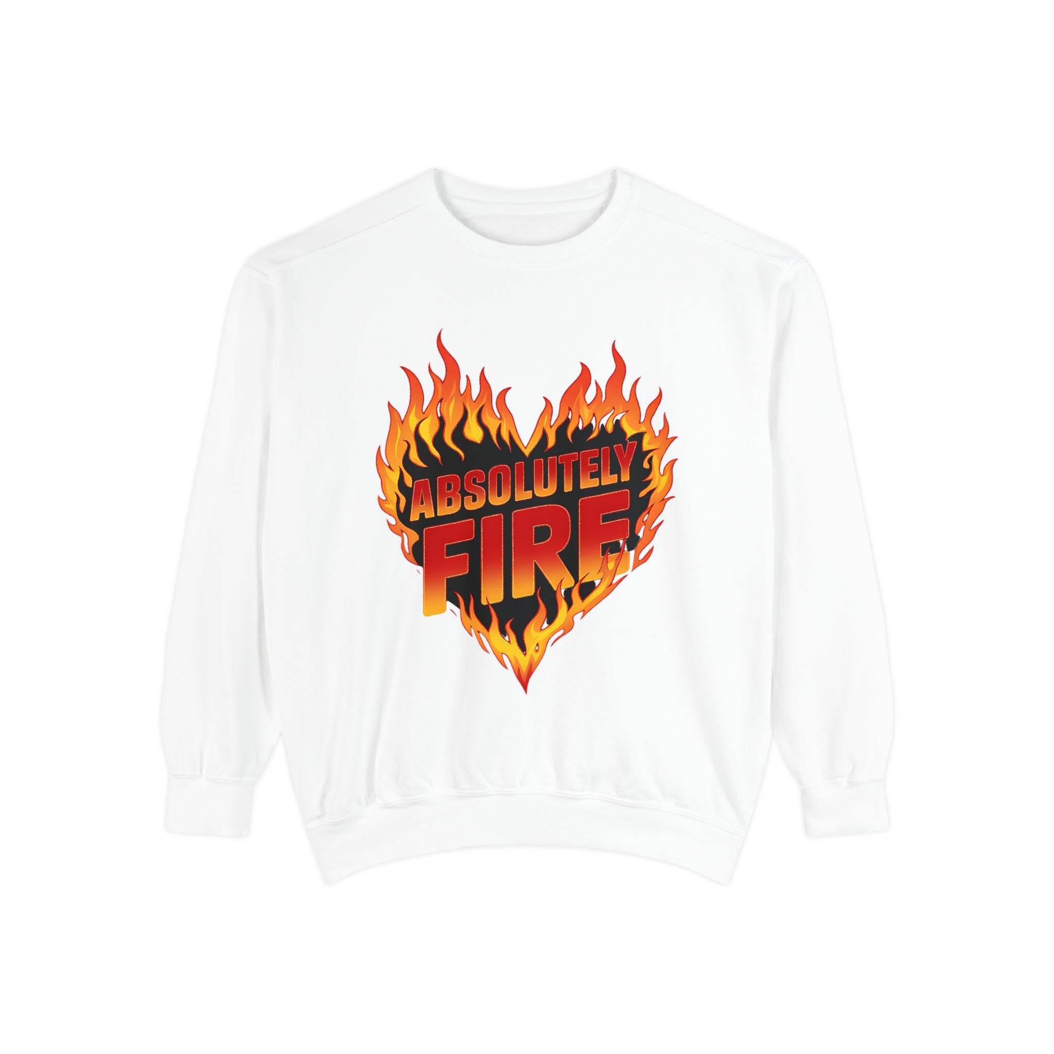 Absolutely Fire Unisex Sweatshirt - Bold Graphic Warmth for Everyday Style