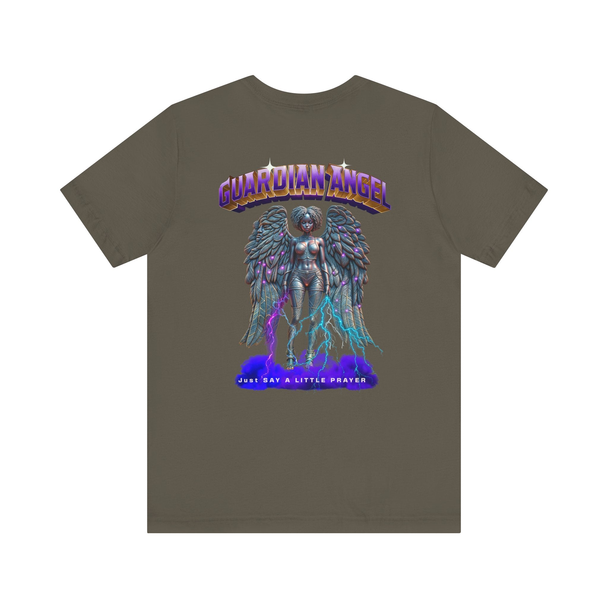 Unisex Jersey Short Sleeve Tee. Guardian Angel Spiritual Warrior - Angel Body