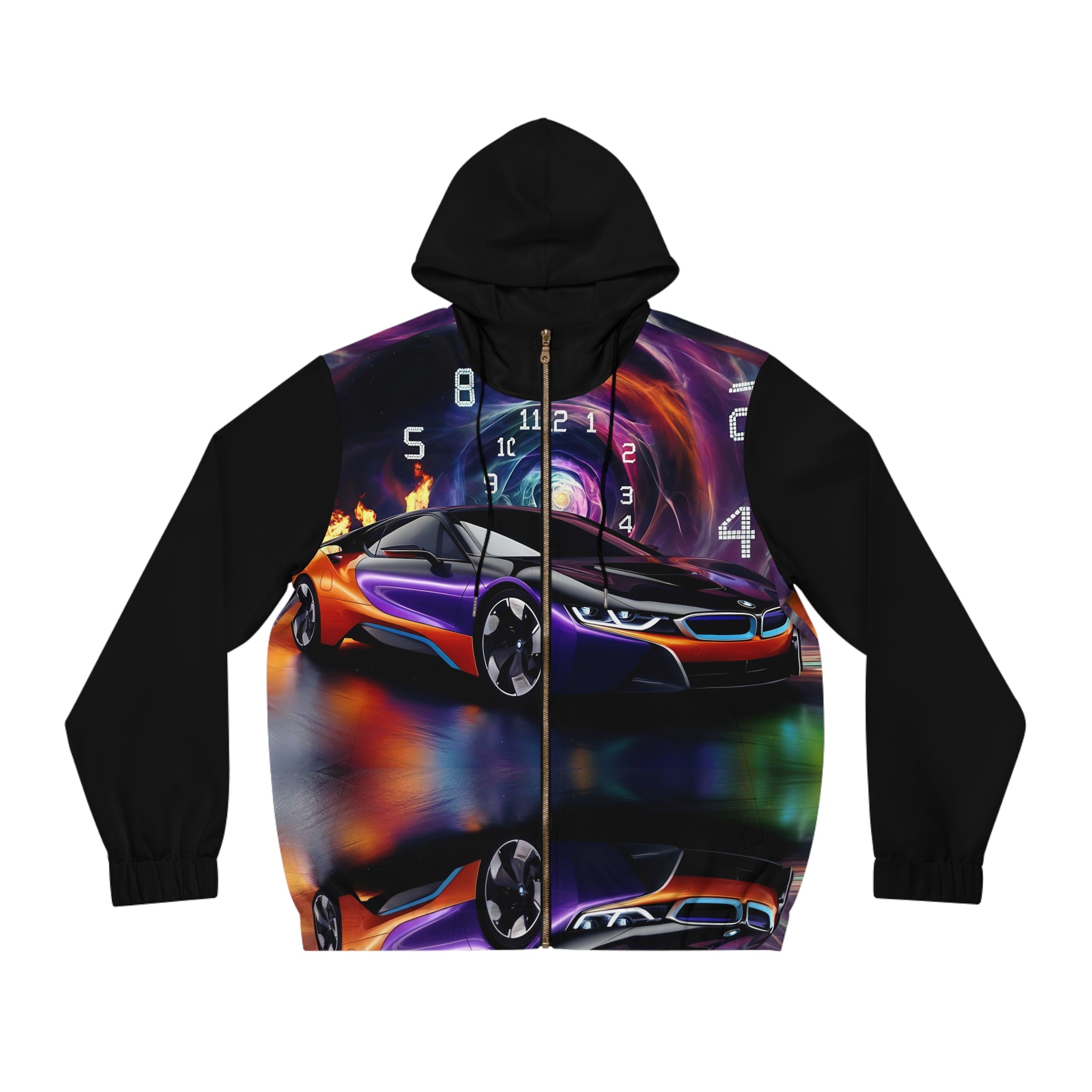 Men's Futuristic Seed Racer Car Hoodie - Angel Body