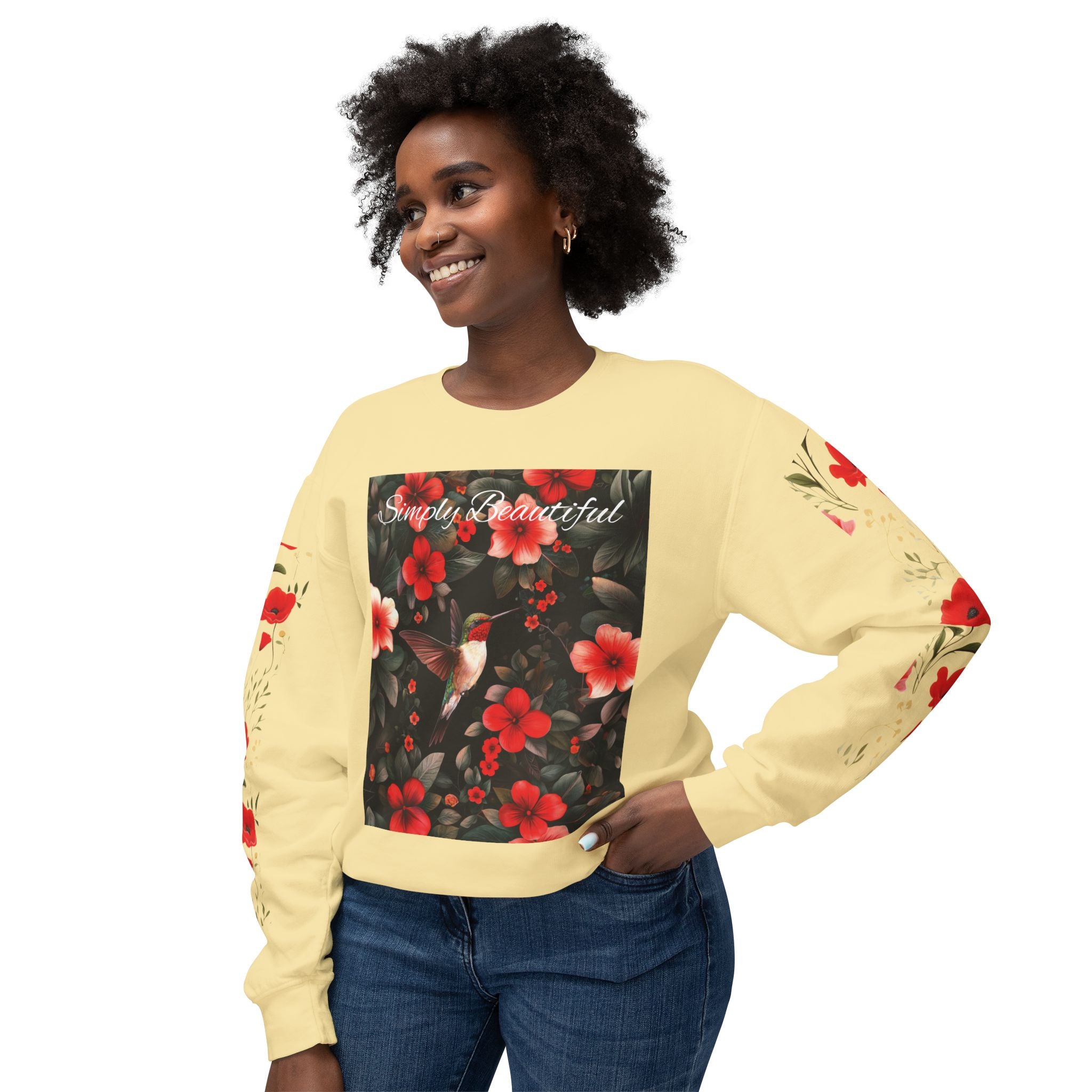Humming Bird Lightweight Sweatshirt - Angel Body