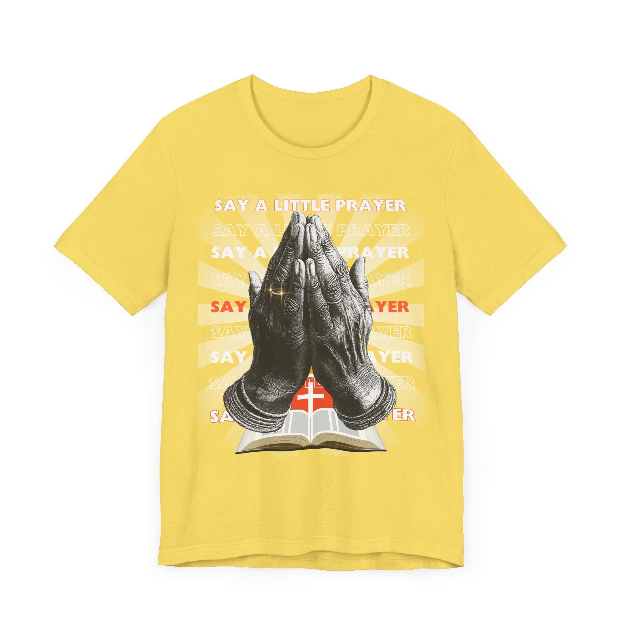 Unisex Jersey Short Sleeve Tee: With the heart warming words - Angel Body