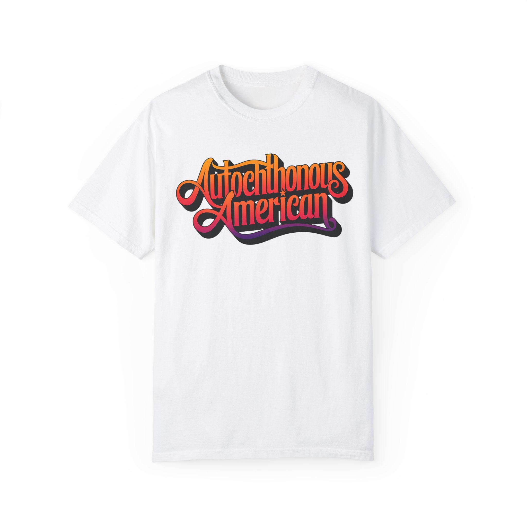 Autochthonous American T-Shirt - Vibrant Graphic Tee for Cultural Celebrations