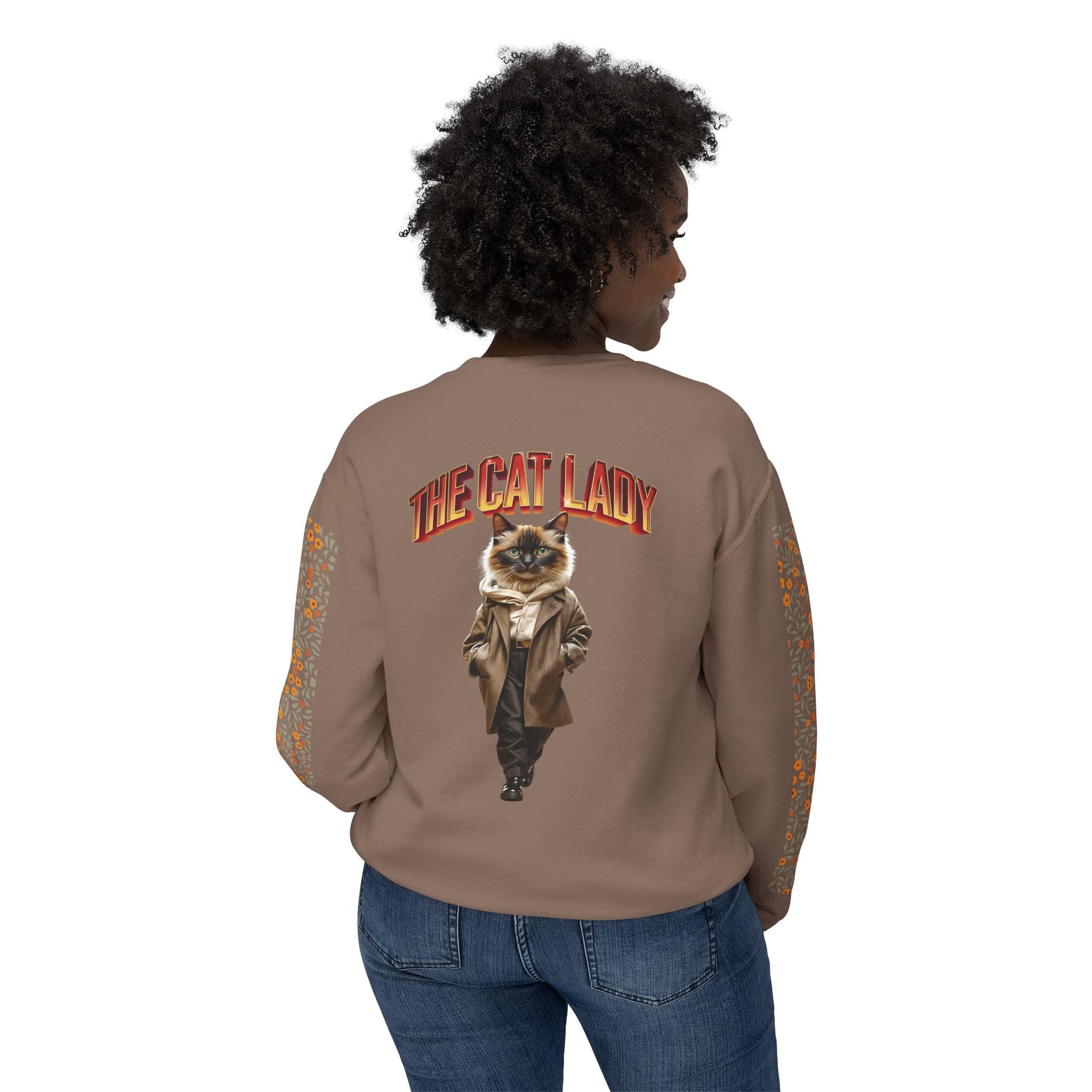 Unisex Lightweight Crewneck Sweatshirt - Angel Body