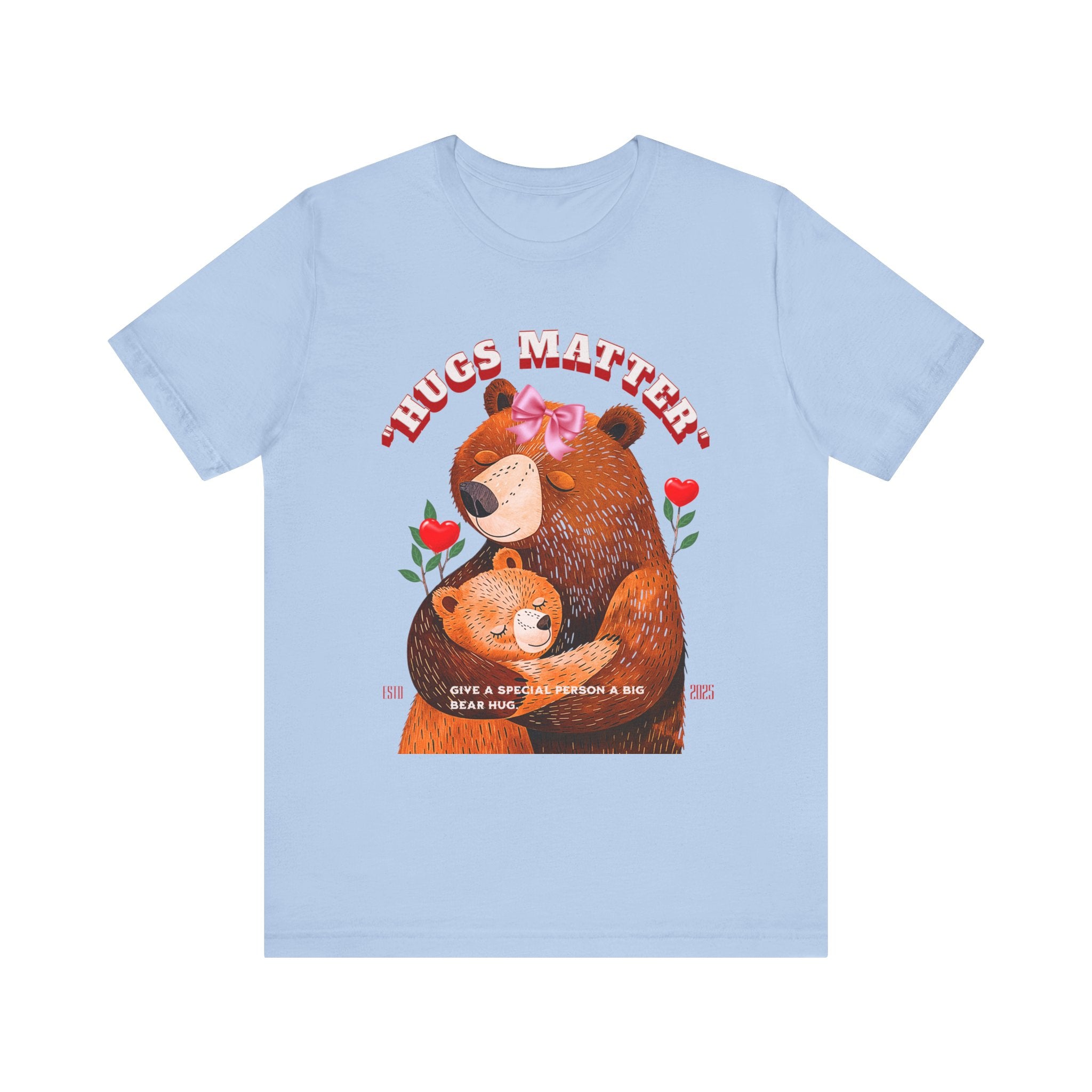 Unisex Jersey Short Sleeve Tee Hugs Matter - Angel Body