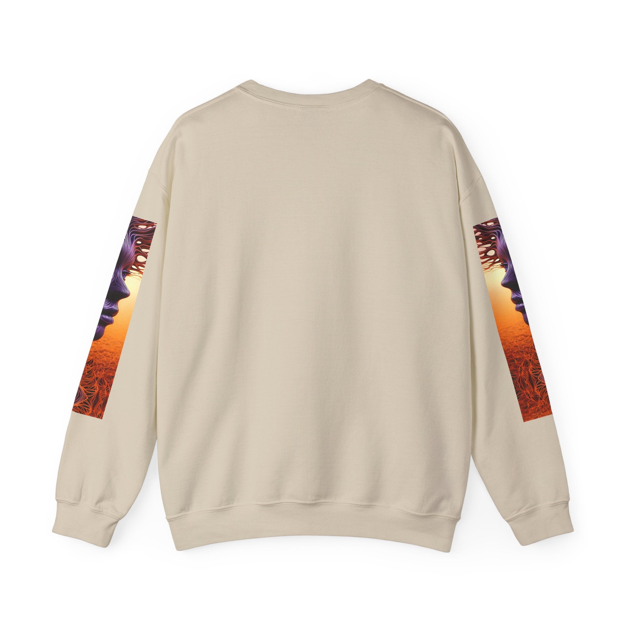 Purple Wind Mystical Abstract Unisex Sweatshirt - Angel Body