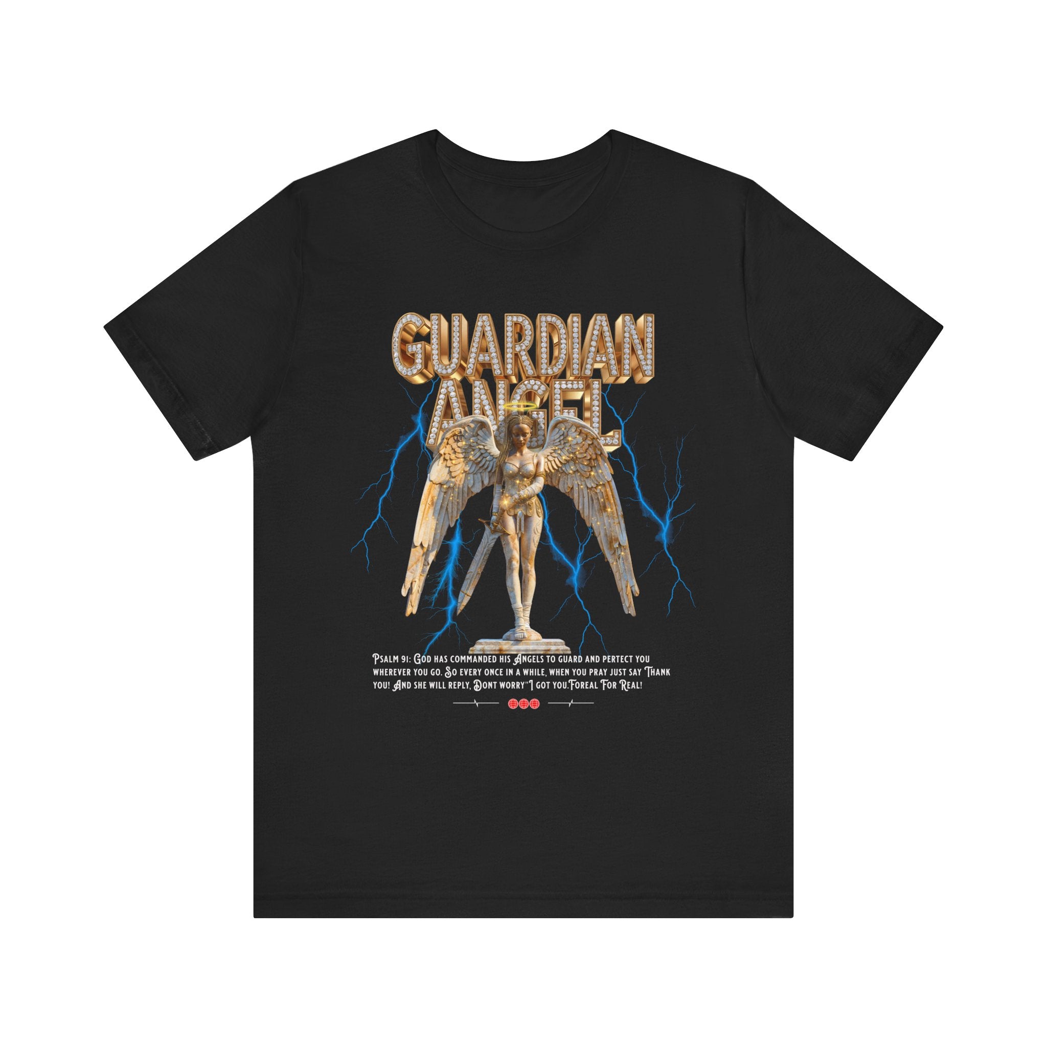 Unisex Jersey Short Sleeve: Guardian Angel Spiritual Warrior - Angel Body