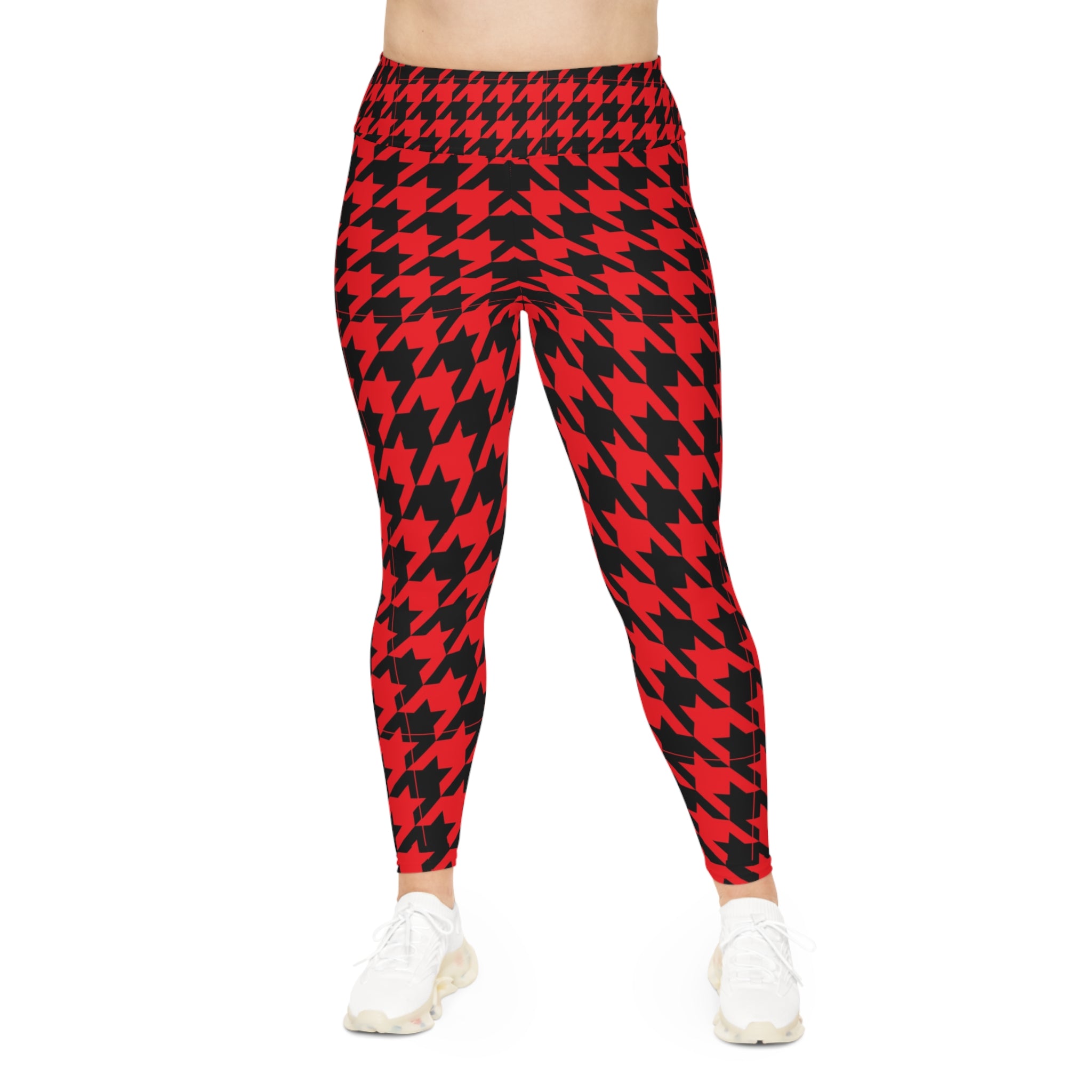 Woman Houndstooth Leggings - Angel Body