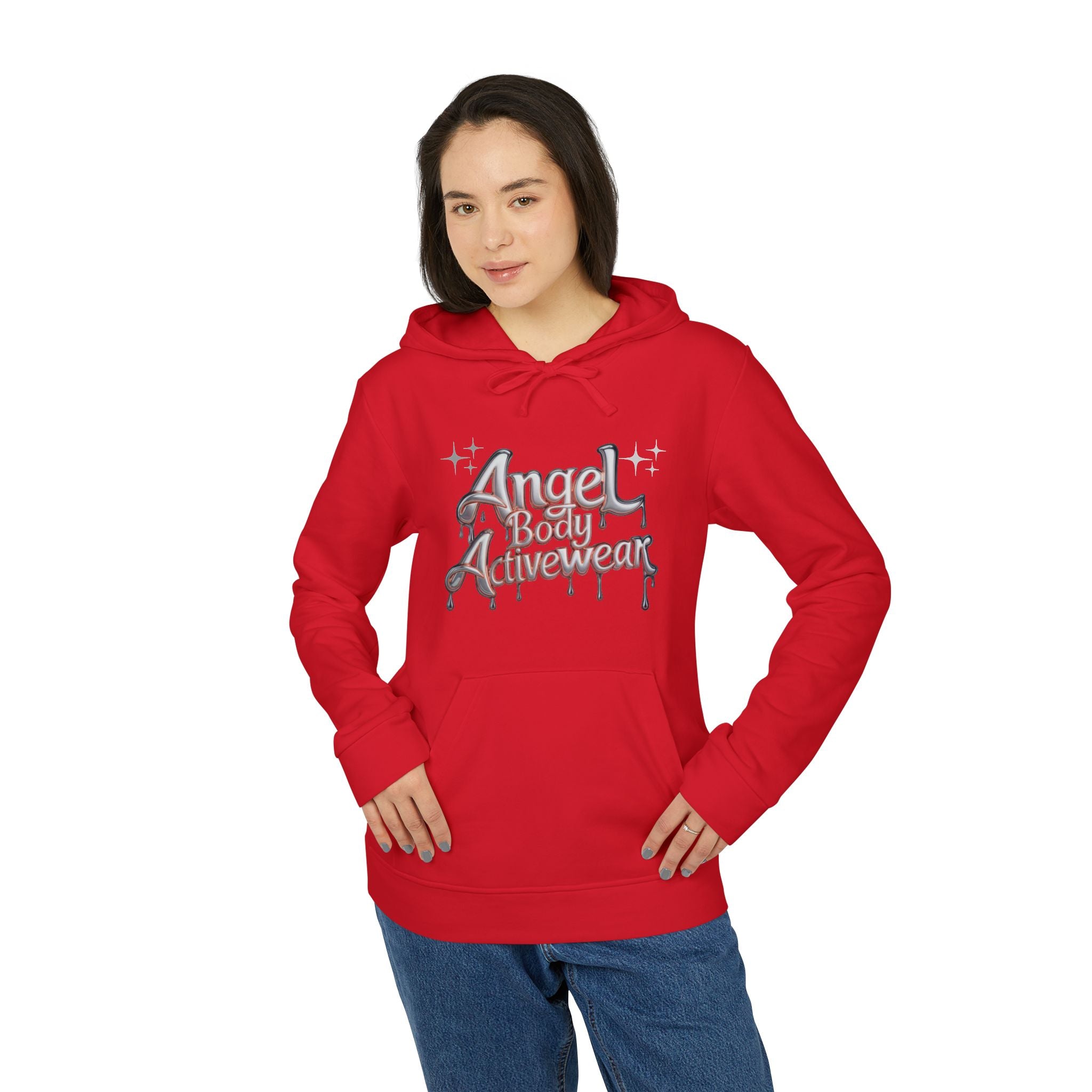 adidas® Unisex Fleece Hoodie - Angel Body