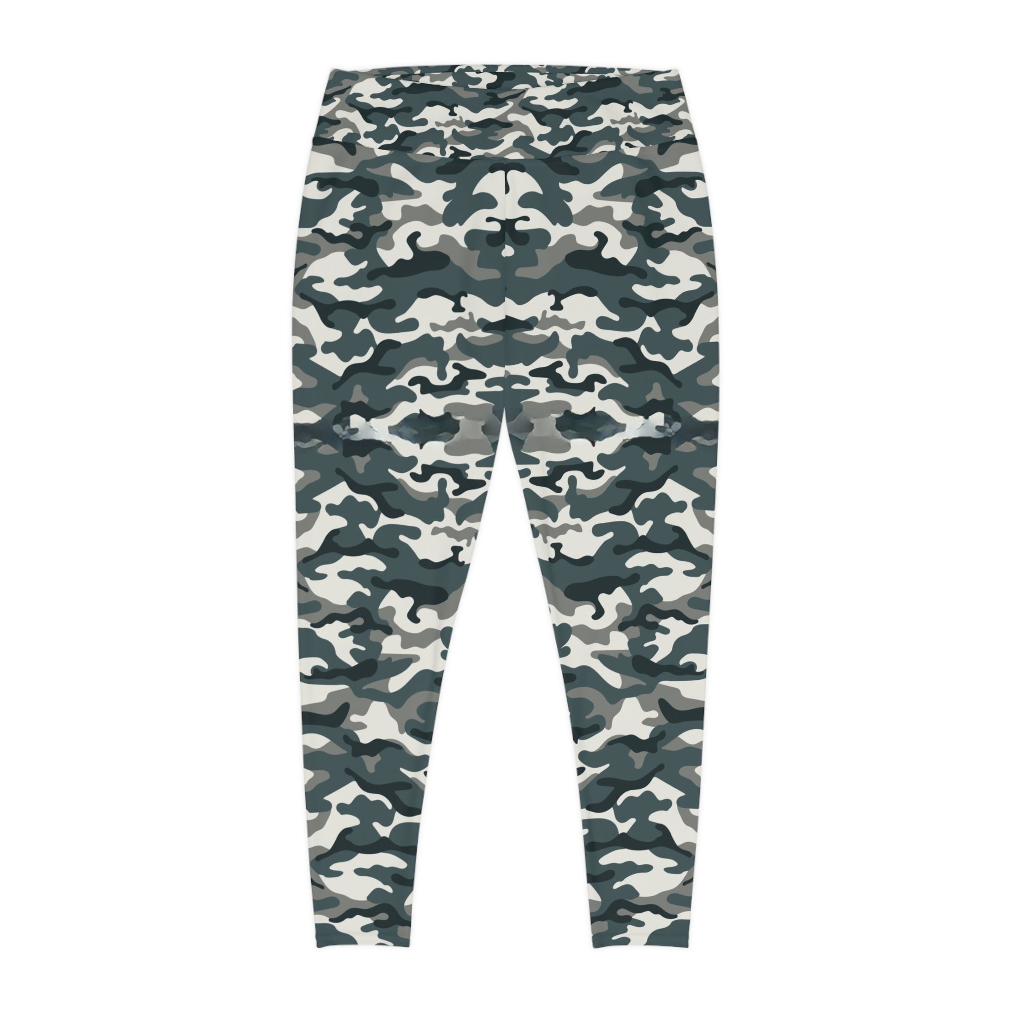Plus Size Camouflage Leggings for Stylish Comfort | Activewear Essentials - Angel Body