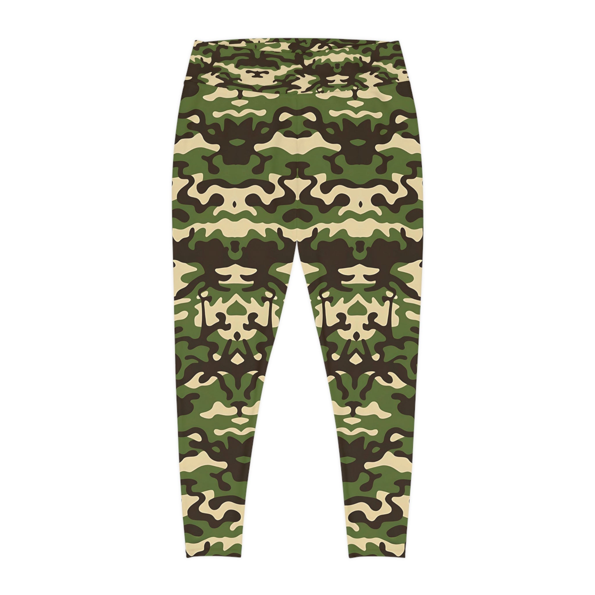 New Custom design Plus Size Camouflage Leggings for Active Lifestyle - Angel Body