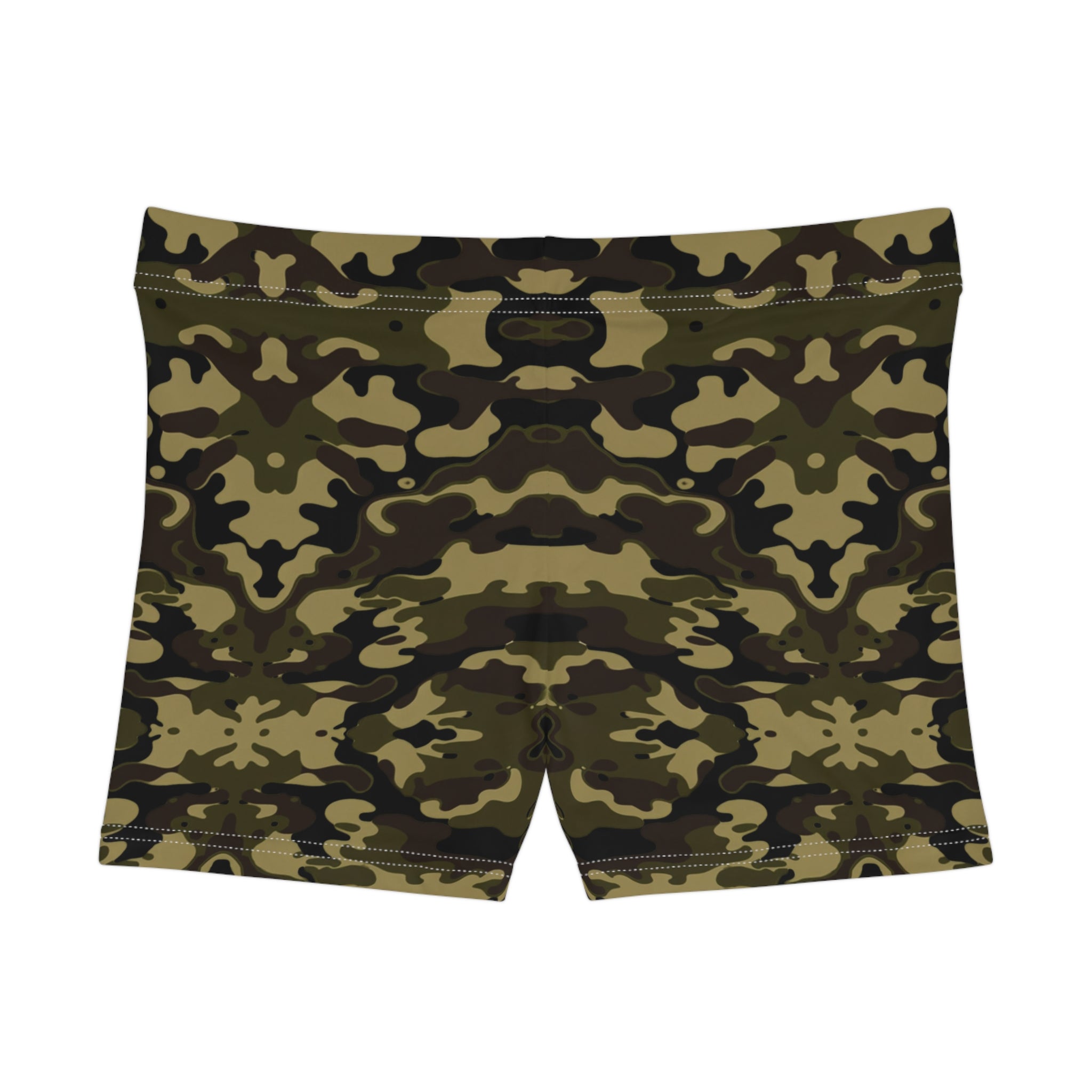 Camo Print Women's Athletic Shorts - Stylish & Comfortable for Active Living - Angel Body