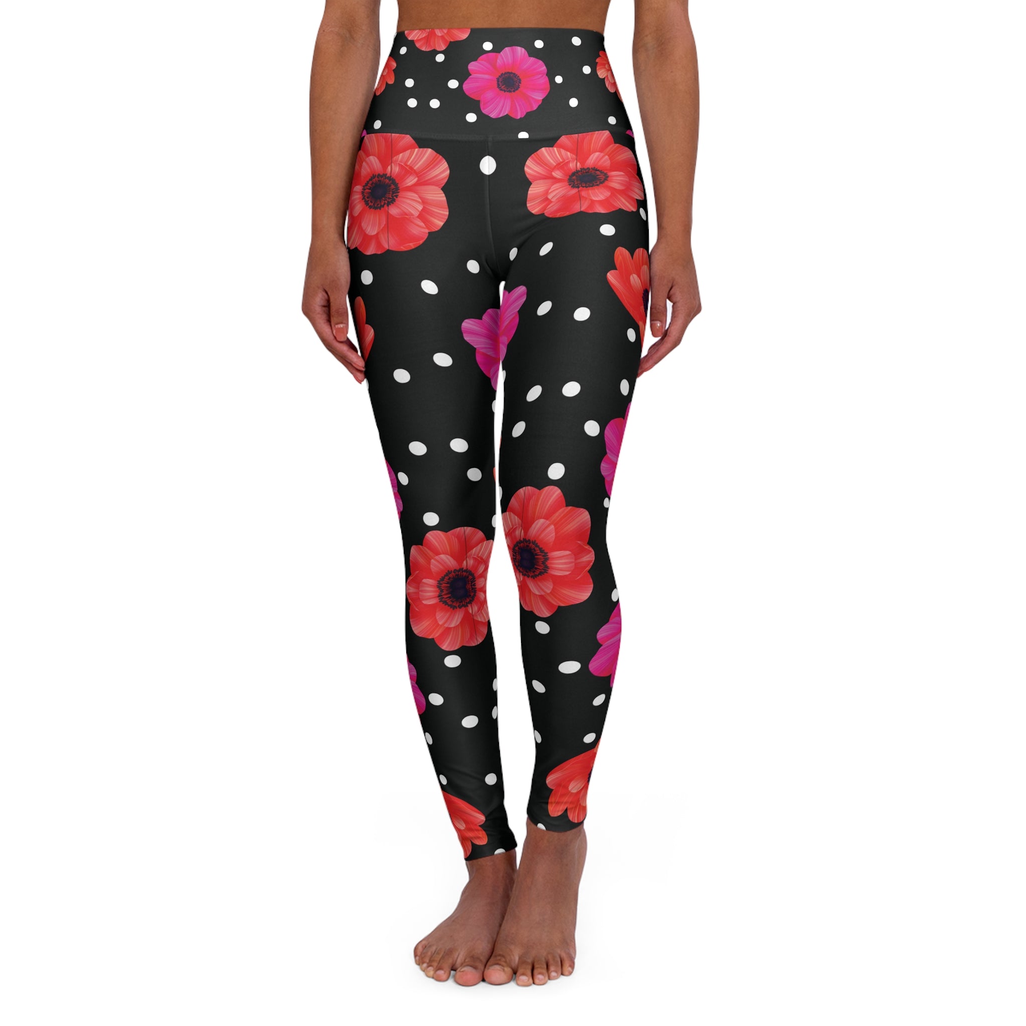 New Custom design High Waisted Angel Body Yoga Leggings for Fitness & Style - Angel Body