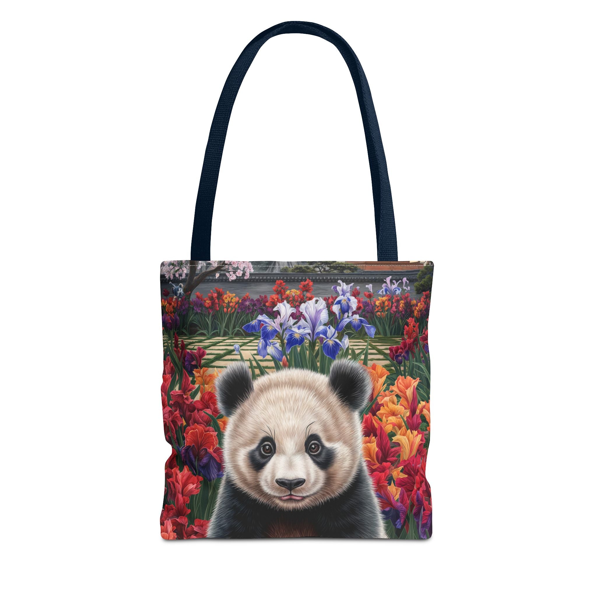 Adorable Panda Tote Bag - Floral Design for Animal Lovers - Angel Body