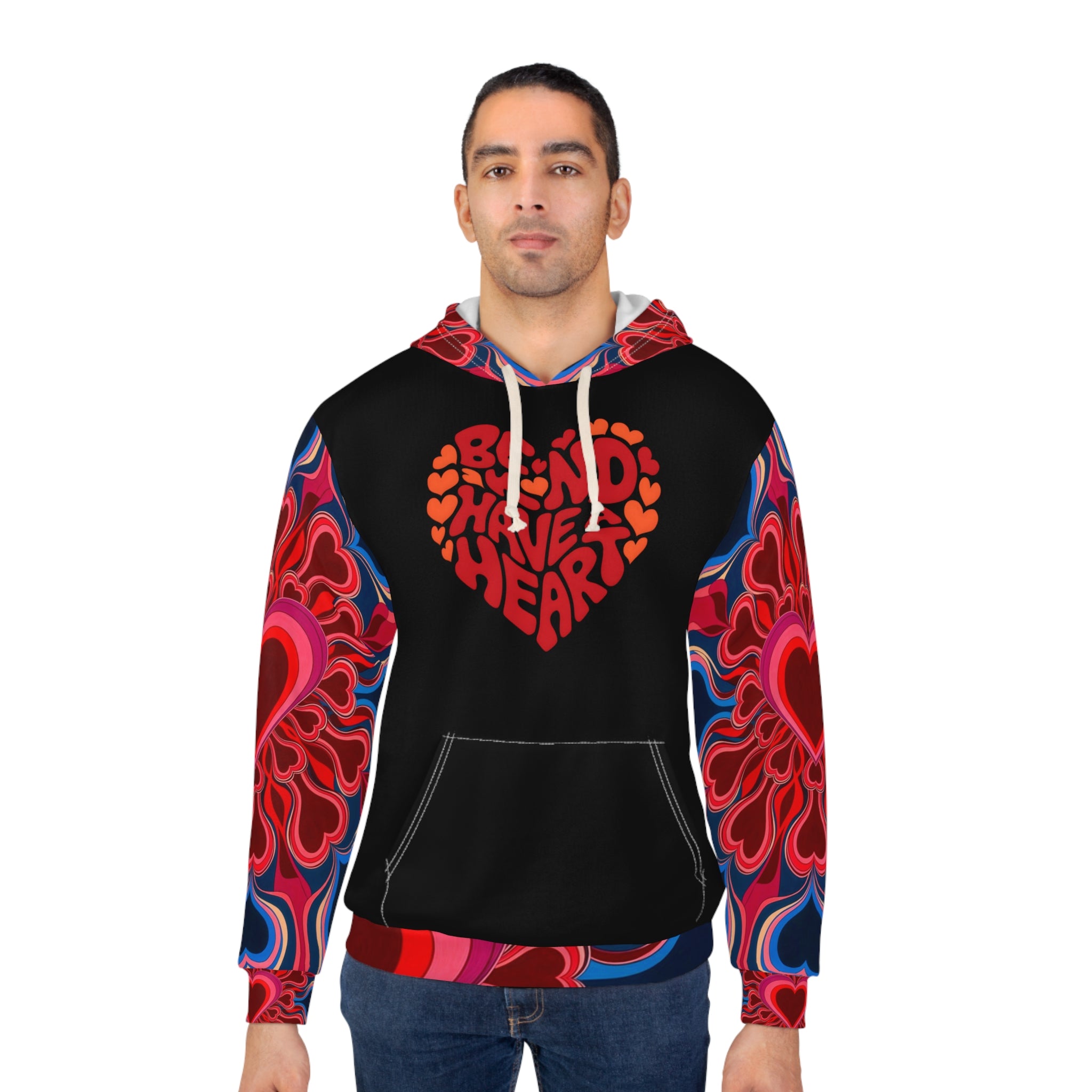 Bold Fun Have A Heart Unisex Hoodie - Angel Body
